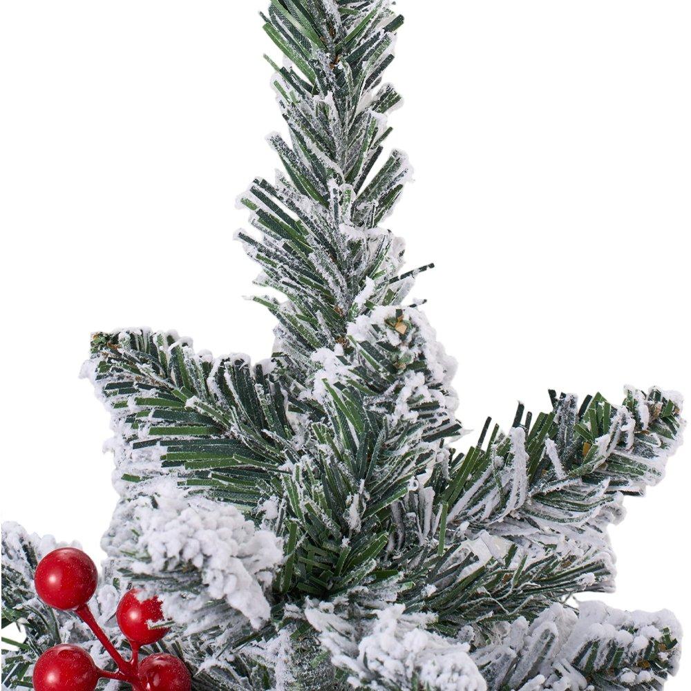 Green - LIFE IDEAS - Tabletop Christmas Tree with LED String Light - 4