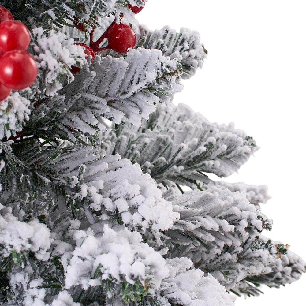 Green - LIFE IDEAS - Tabletop Christmas Tree with LED String Light - 5
