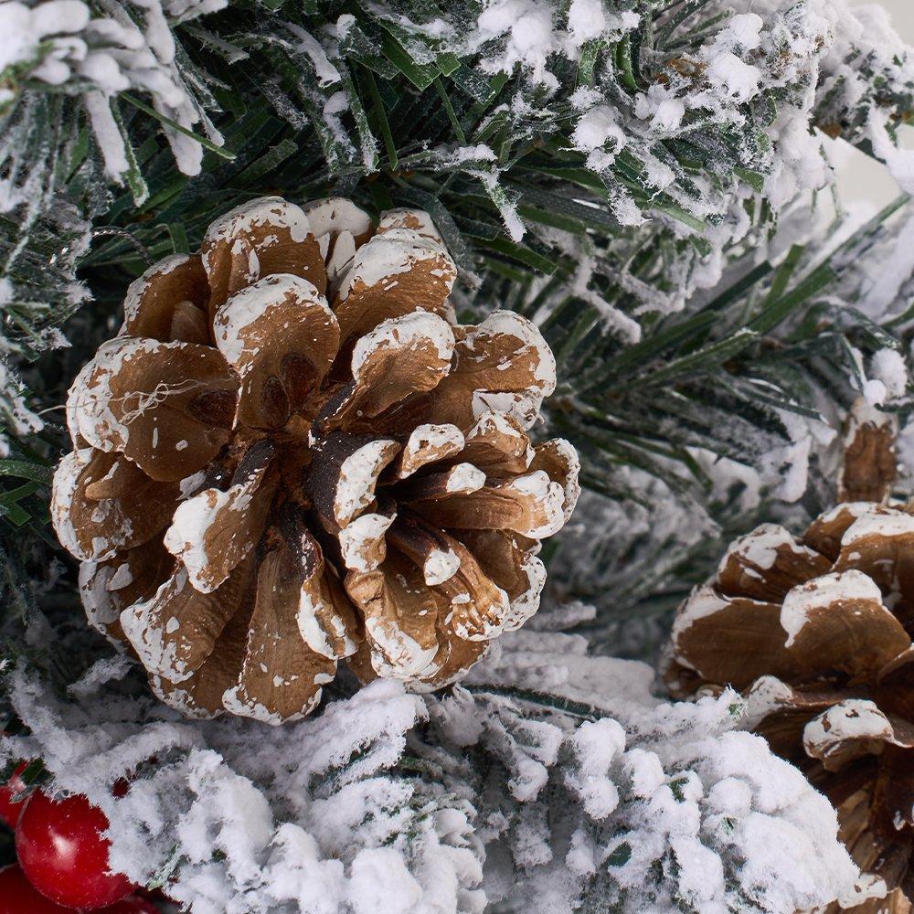 Green - LIFE IDEAS - Tabletop Christmas Tree with LED String Light - 6