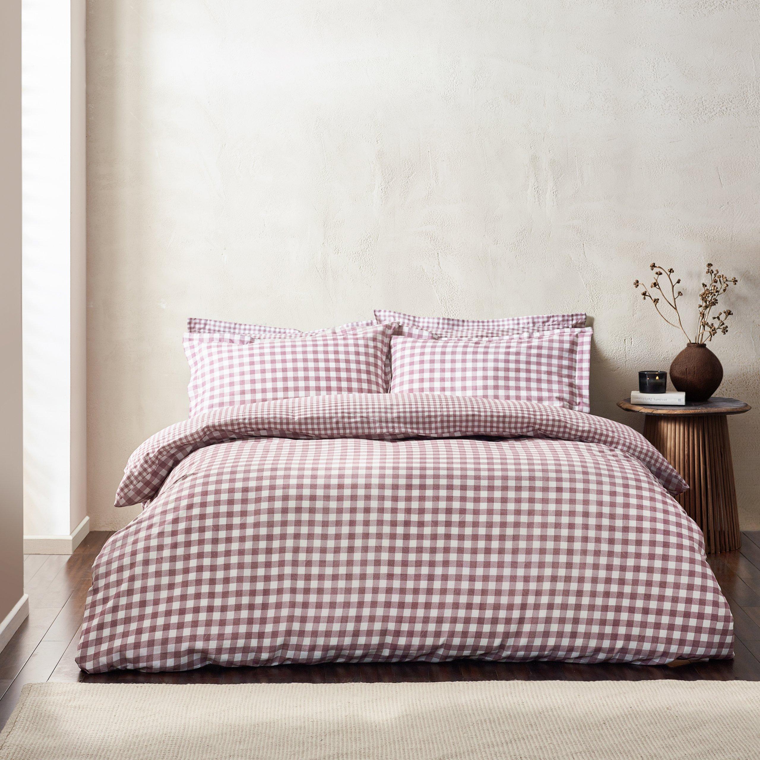 Berry - Yard - Barton Gingham Check Duvet Set - 5