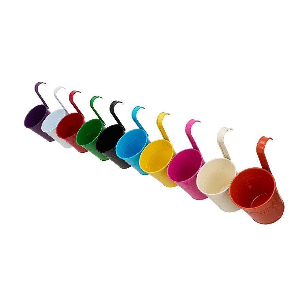 Multi - LIFE IDEAS - Iron Cylinder Hanging Planter with Removable Hook - 8