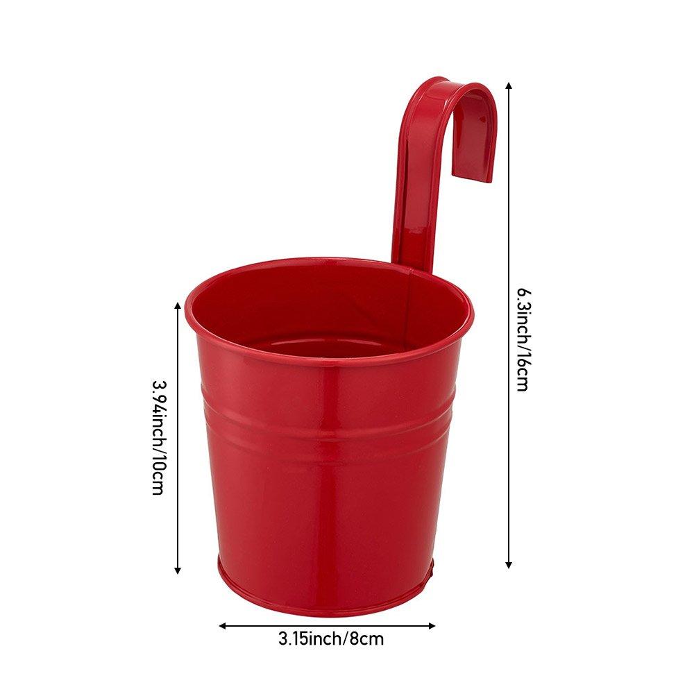 Multi - LIFE IDEAS - Iron Cylinder Hanging Planter with Removable Hook - 9