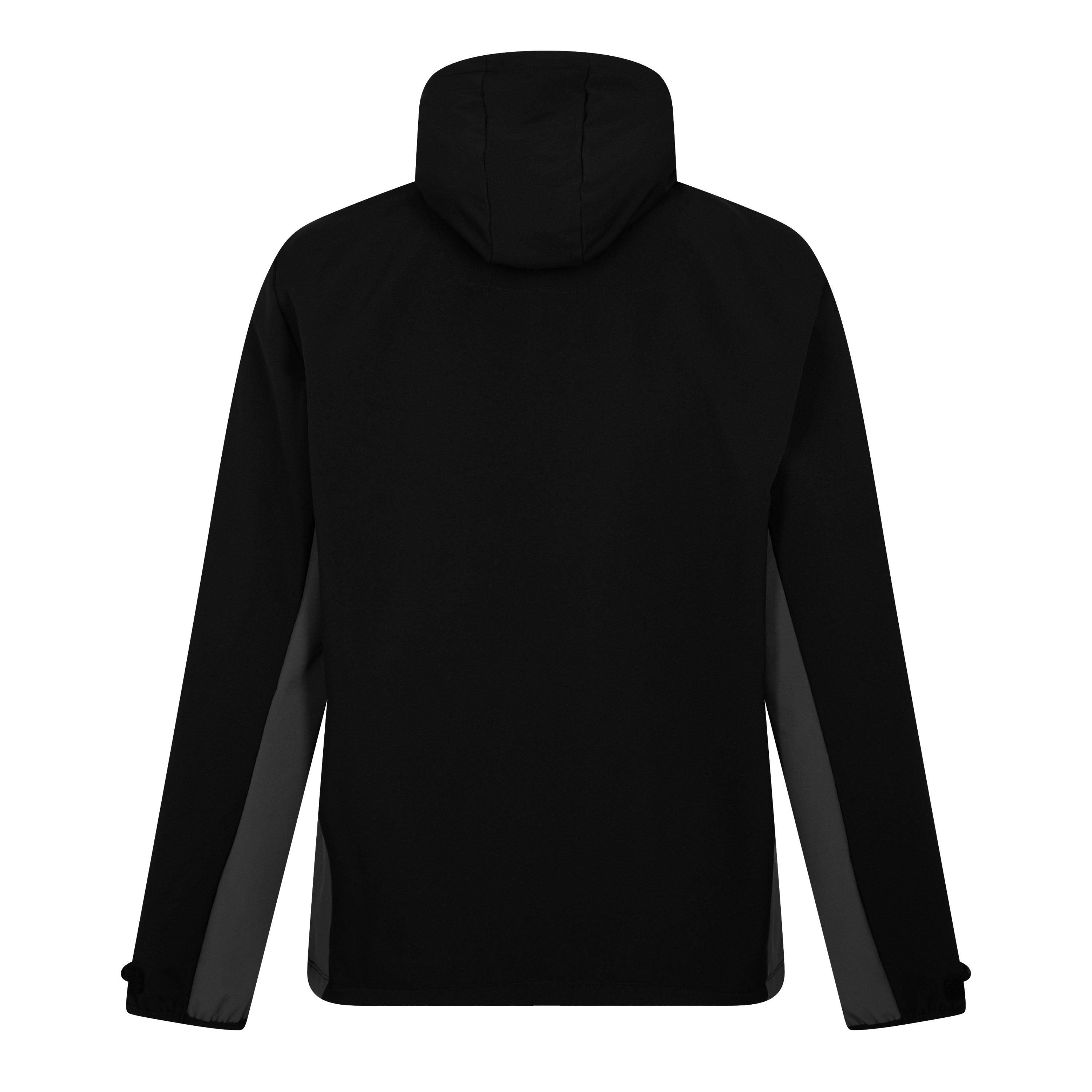 Water Rugbe Macron Men's Barbarians 2024/25 Water and Wind Resistant Long Sleeve ...