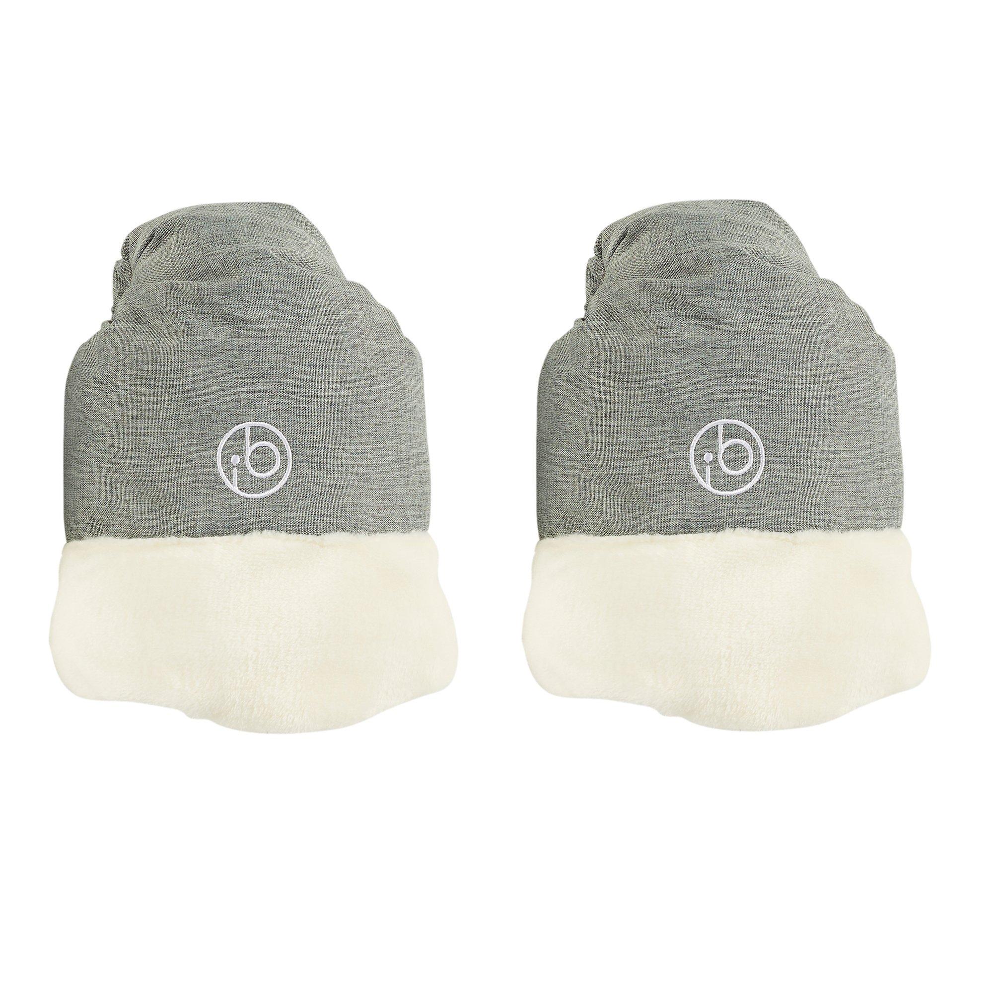 Ickle Bubba  Newborn Pram Mitts - Grey - one
