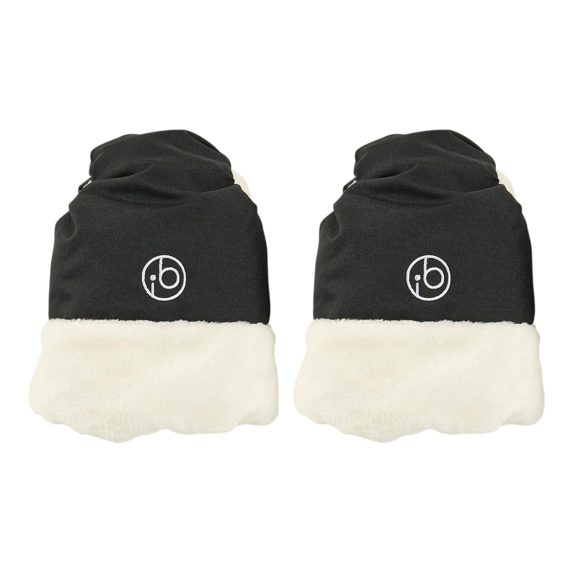 Ickle Bubba  Newborn Pram Mitts - Black - one