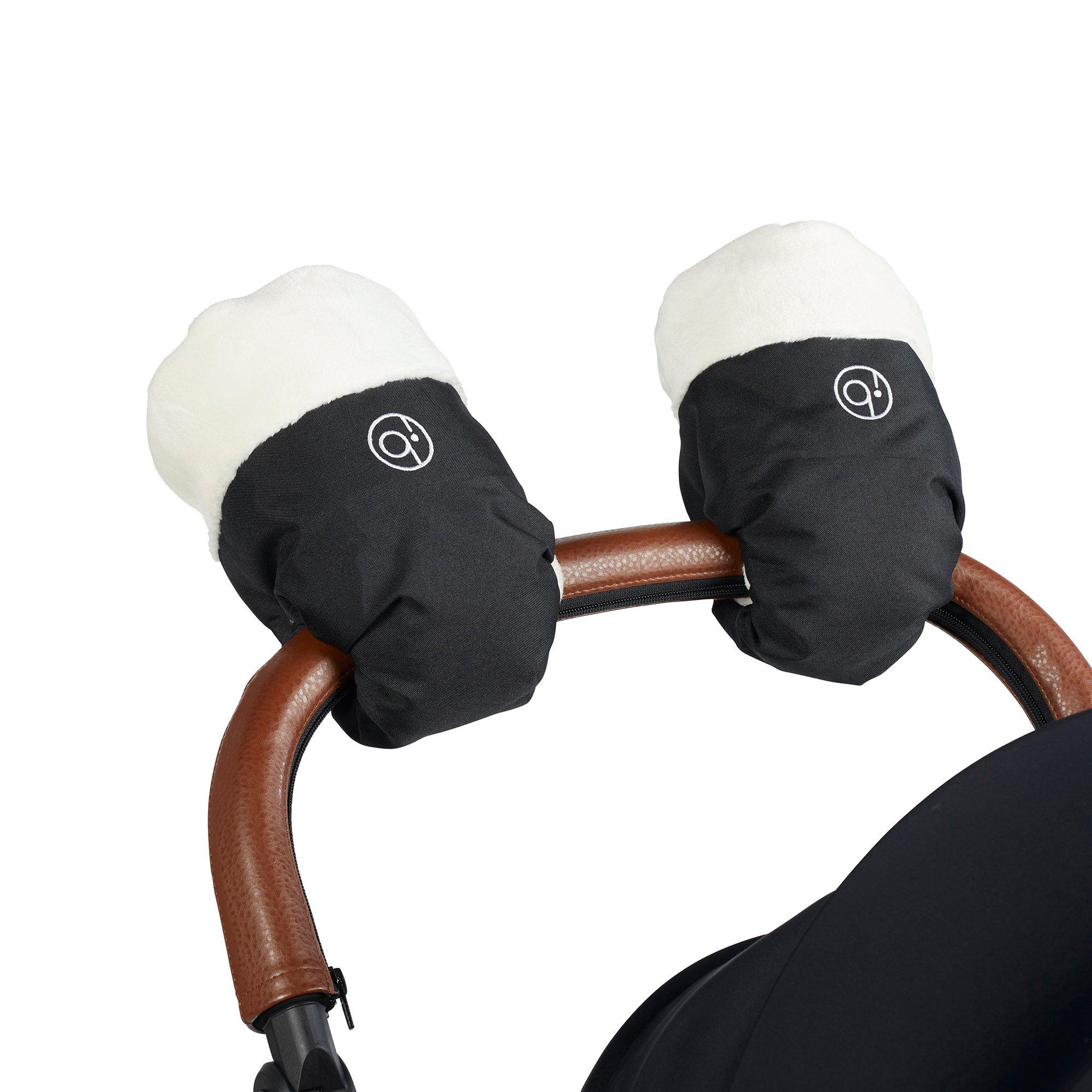 Black - Ickle Bubba - Pram Mitts - 3