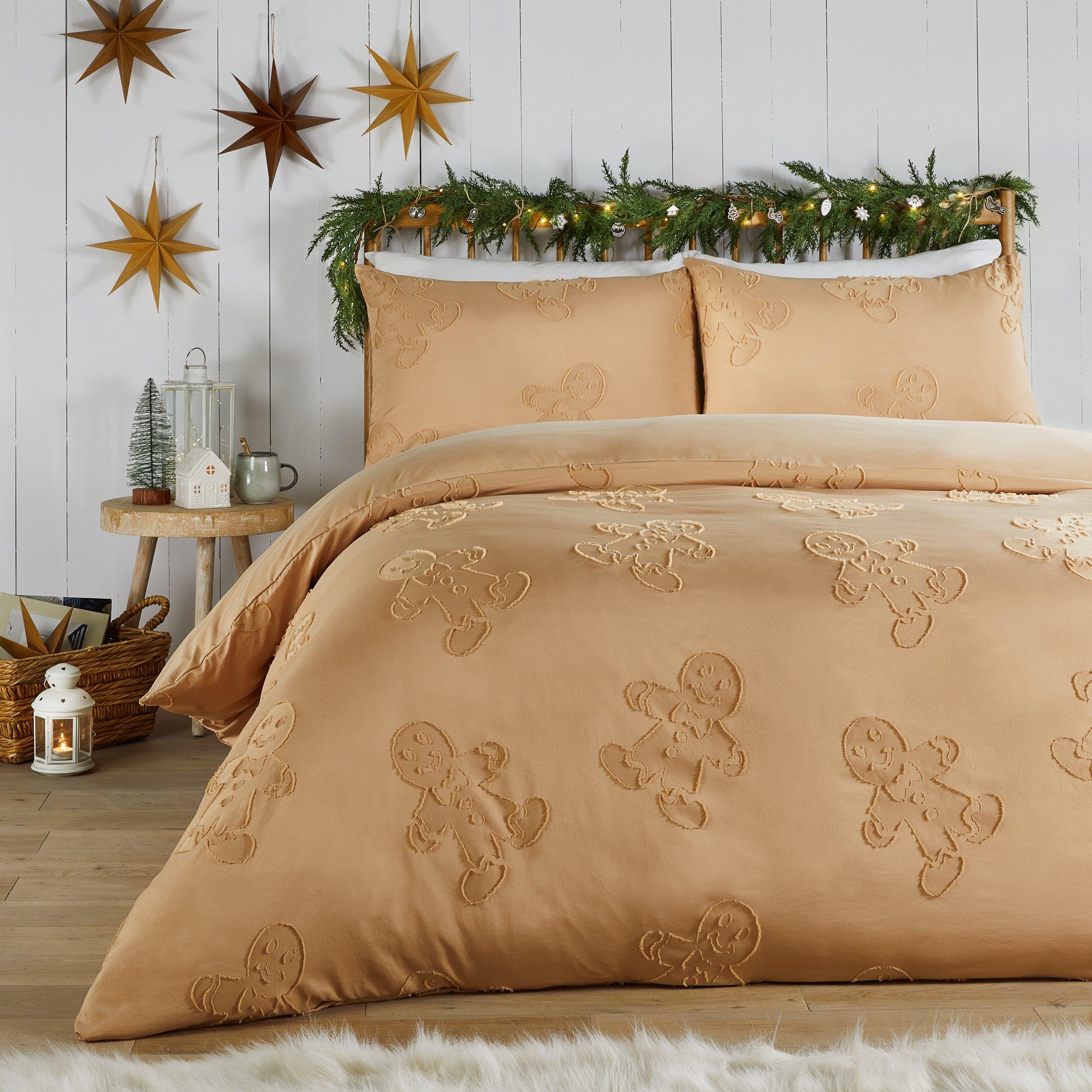 Ginger - Duvet Day - Gingerbread Tufted Soft Touch Duvet Set - 1