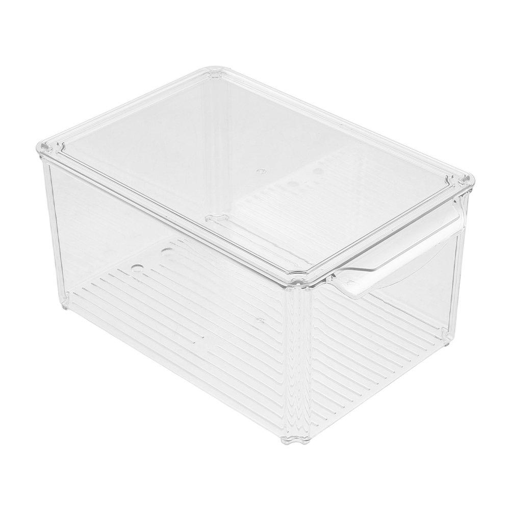 Clear - LIFE IDEAS - 7-Piece Tall Fridge Food Storage Container Set - 5