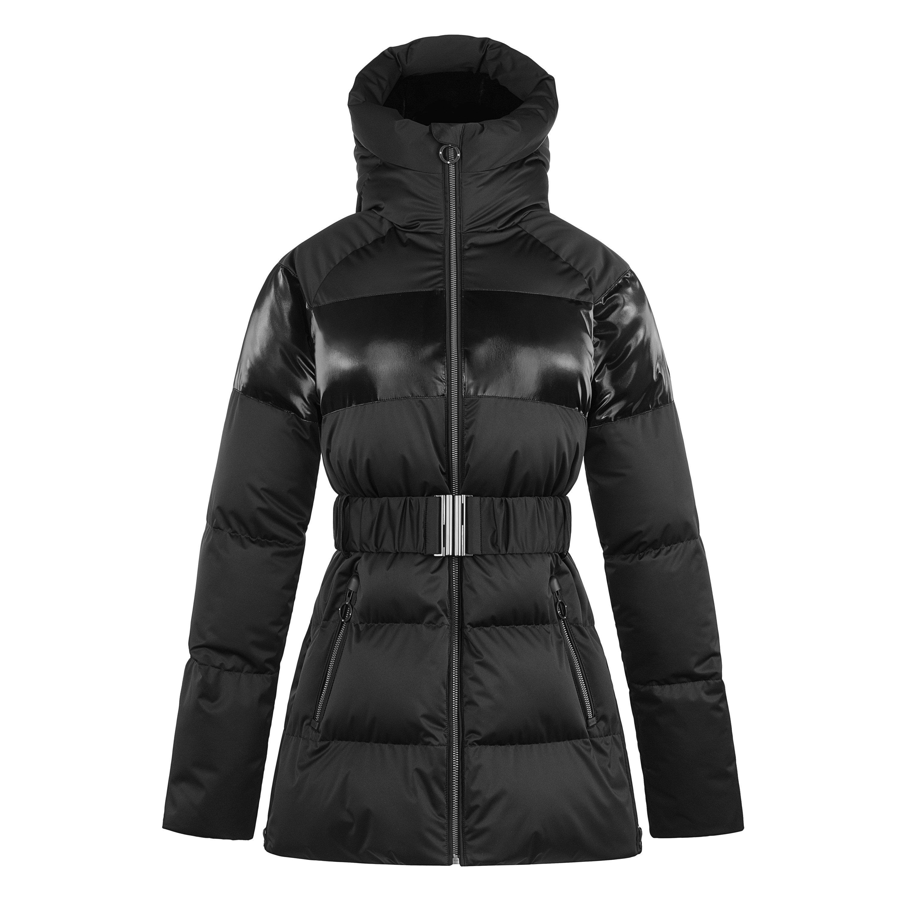 Black - Nevica - Women's Water Resistant Windproof Thermolite Hip Length Ski Jacket - 1