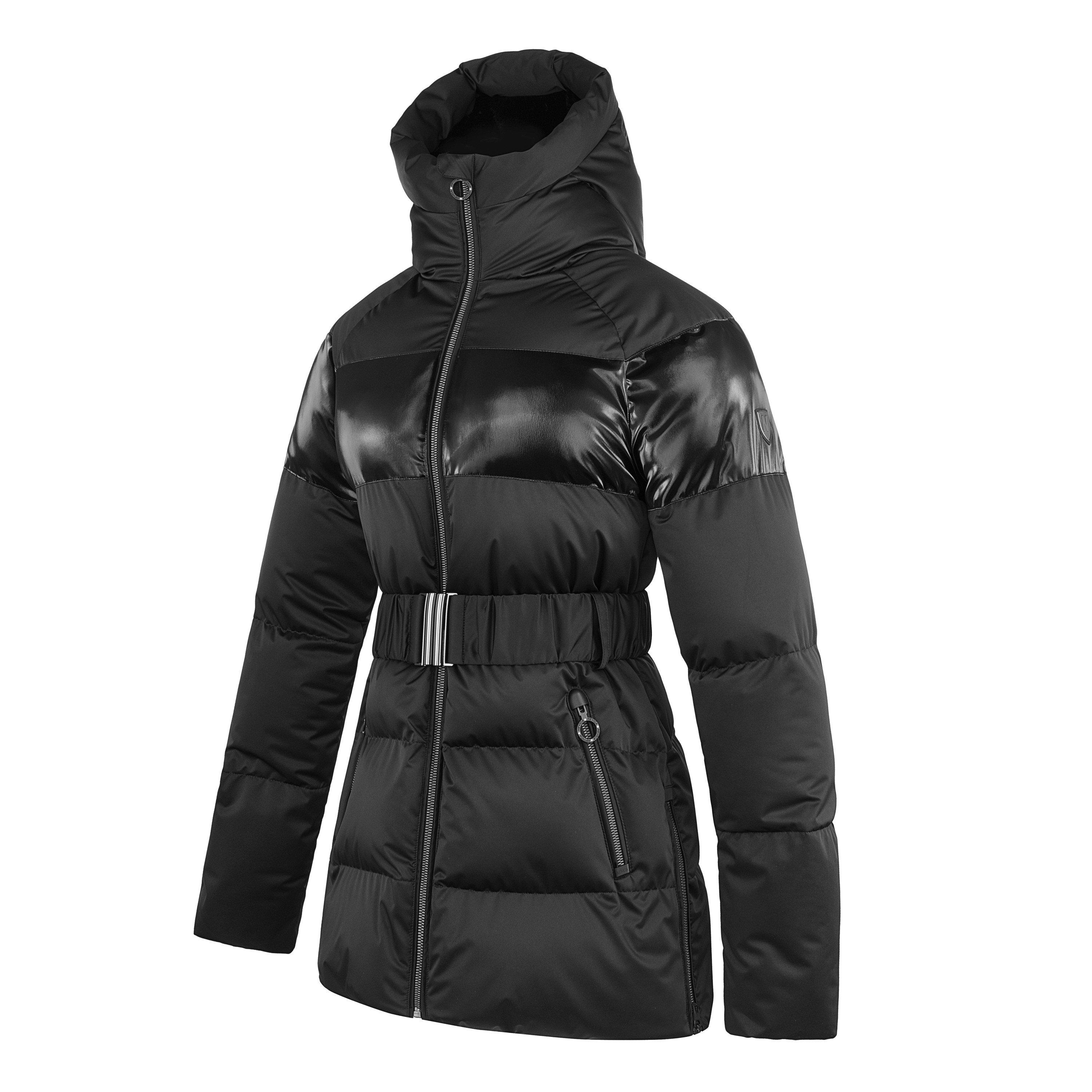 Black - Nevica - Water Resistant Windproof Thermolite Hip Length Ski Jacket - 3