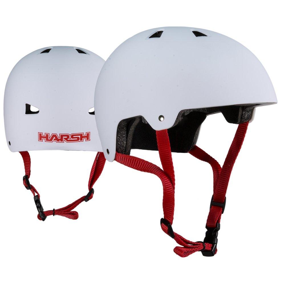 White - Harsh Protective - HARSH ABS ACTION SPORTS SKATE / SCOOTER HELMET - 2