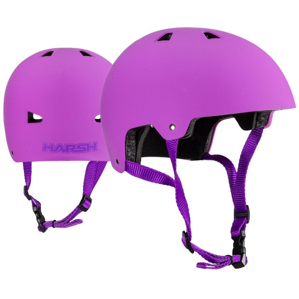 Pink - Harsh Protective - HARSH ABS ACTION SPORTS SKATE / SCOOTER HELMET - 2