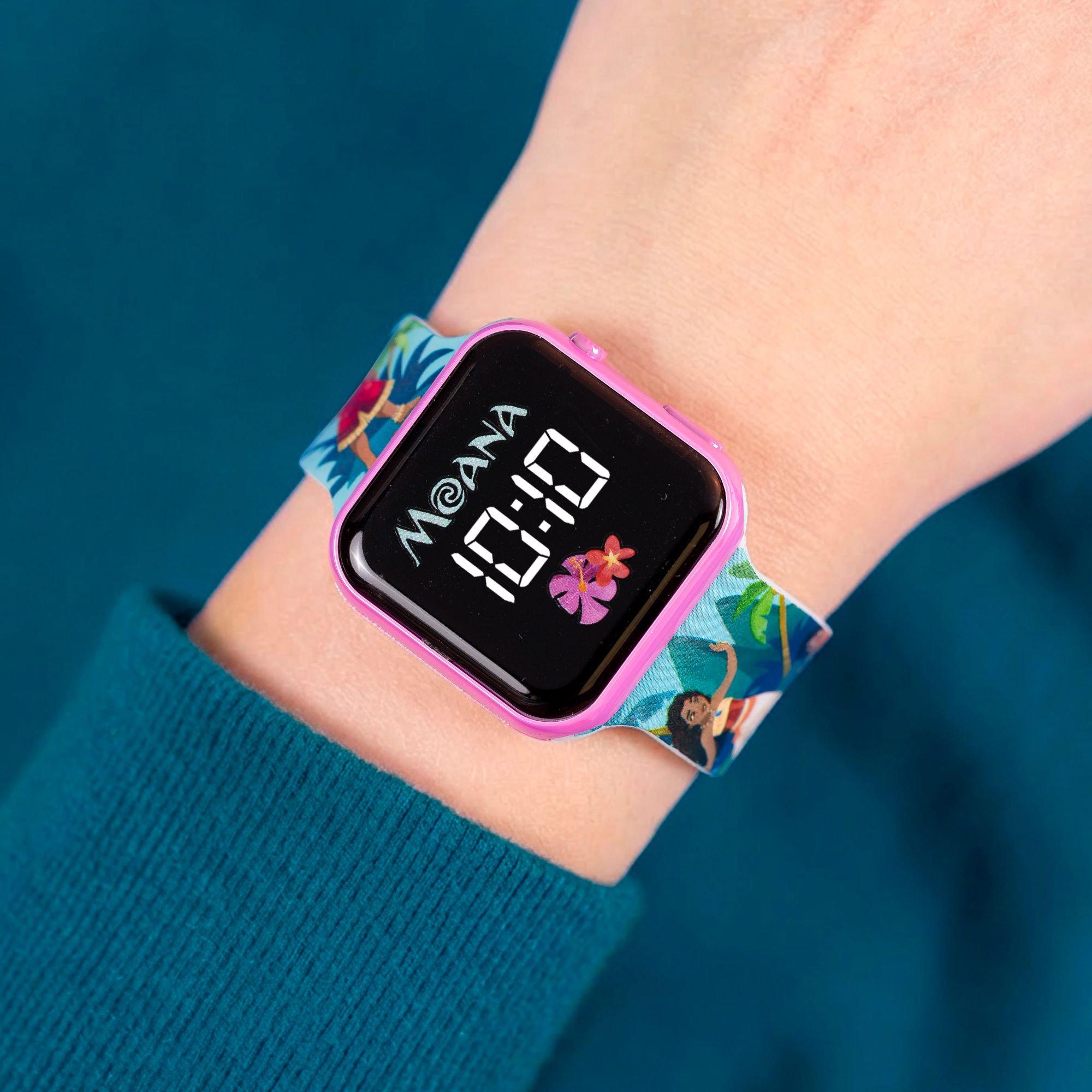 Blue - Moana - Moana LED Silicone Strap Watch - 3