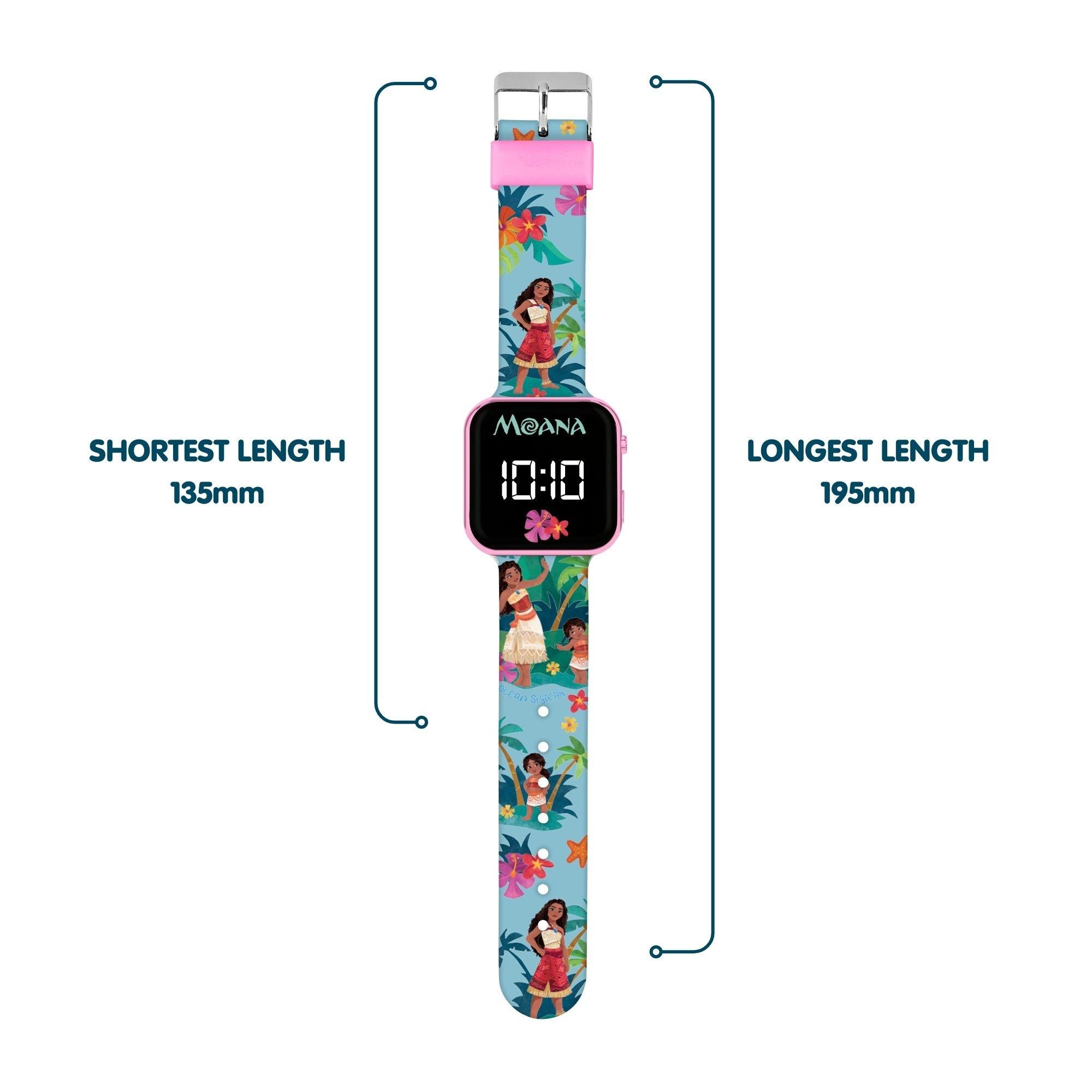 Blue - Moana - Moana LED Silicone Strap Watch - 4