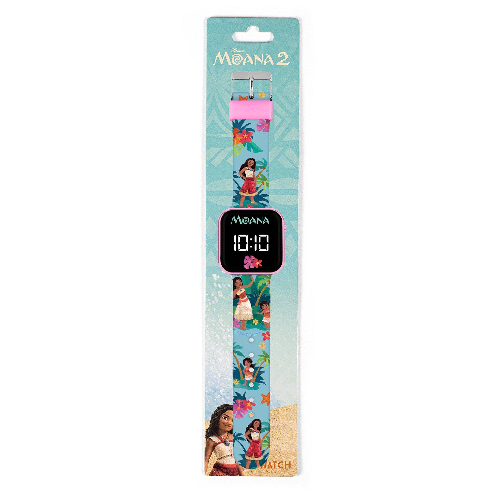 Blue - Moana - Moana LED Silicone Strap Watch - 5
