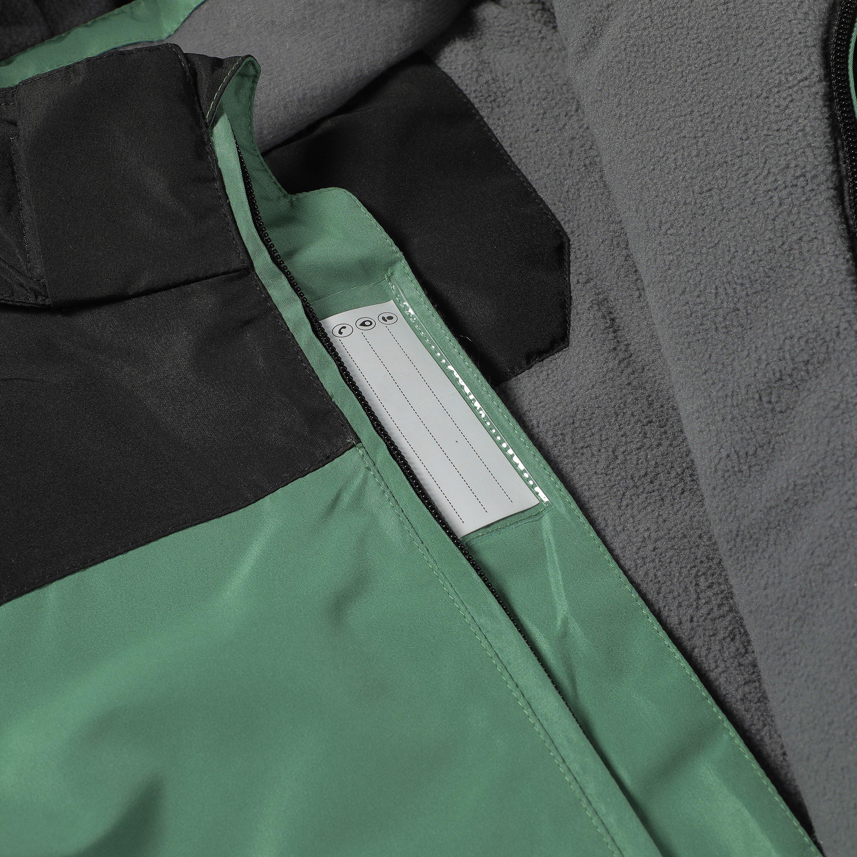 Grün/Schwarz - Campri - Kids Raise Waterproof Windproof Microfleece Ski Suit - 5