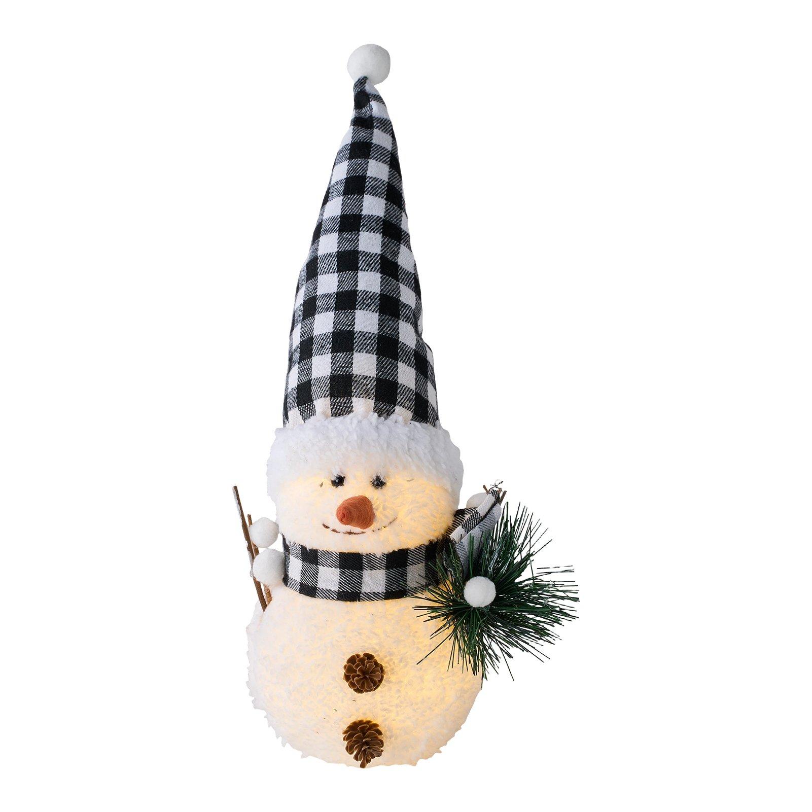 Multi - LIFE IDEAS - 2pcs Lighting Christmas Snowman Ornament - 3