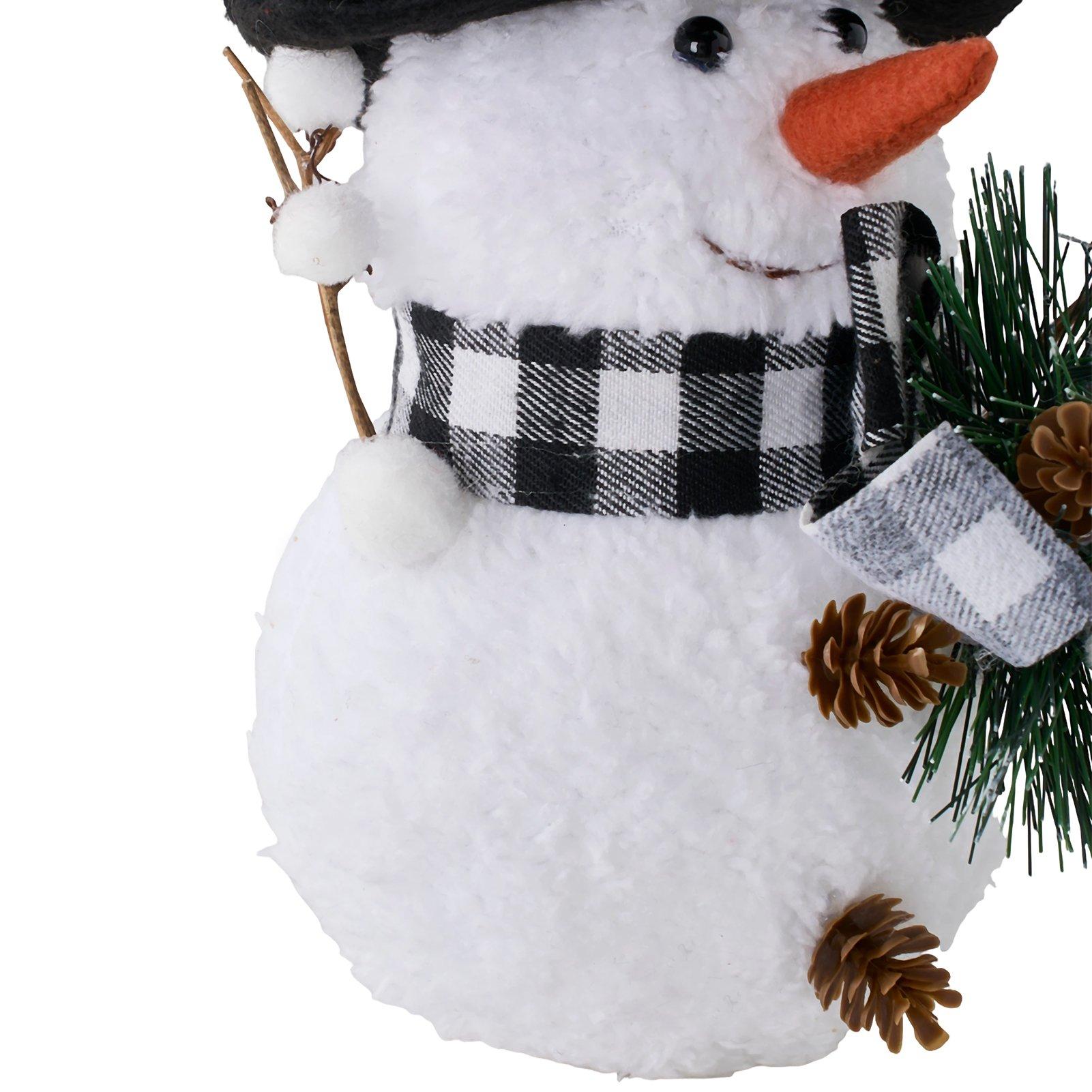 Multi - LIFE IDEAS - 2pcs Lighting Christmas Snowman Ornament - 7