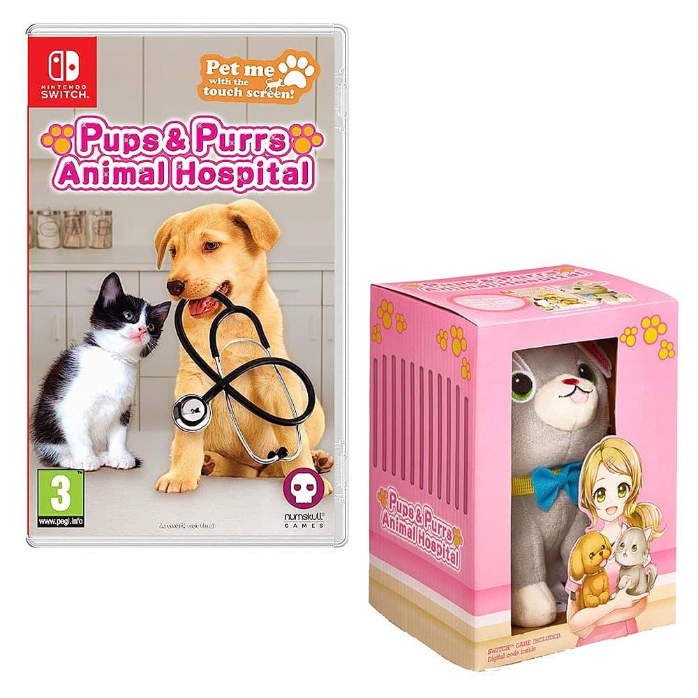 Nintendo Switch - Numskull - Pups and Purrs Animal Hospital + CAT Plush - 1