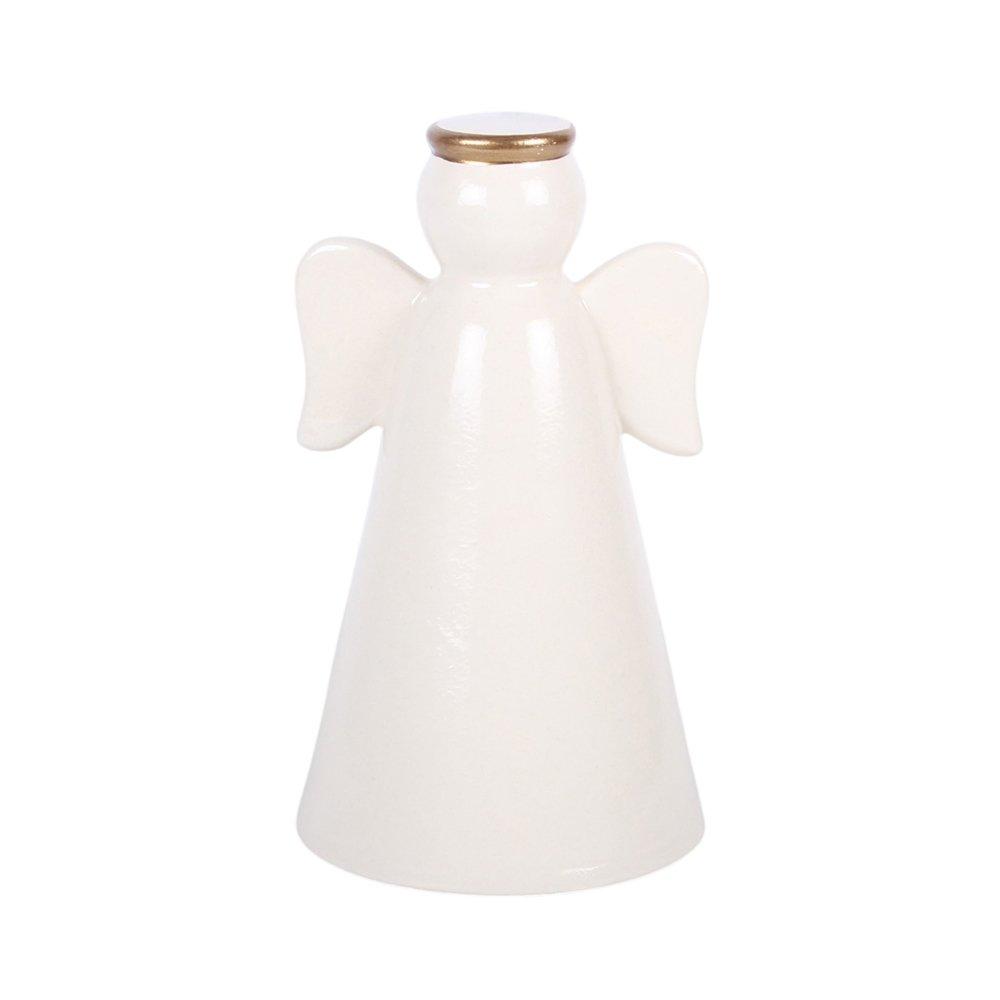 White - Something Different - Small LED Light Up Angel Decoration with Star - 4