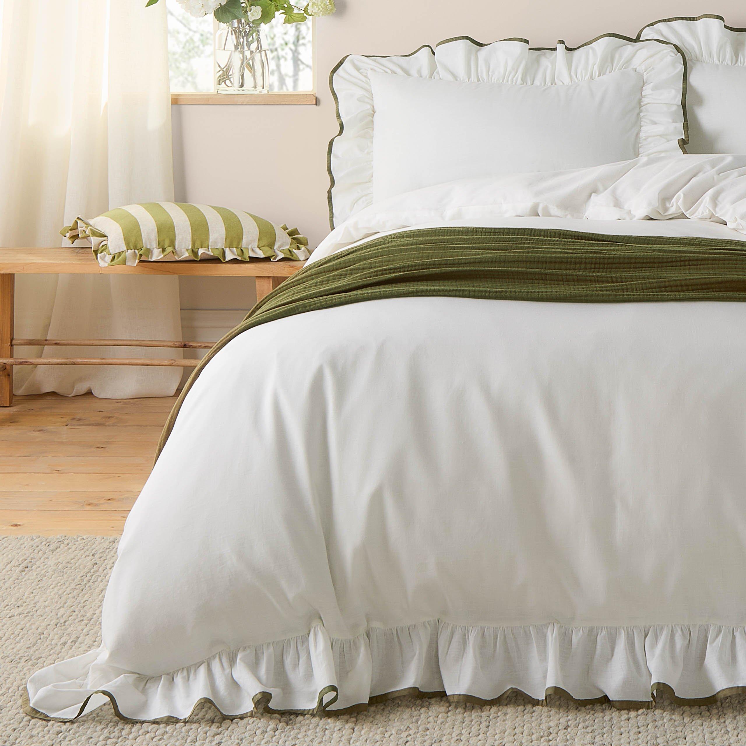 Olive - Wylder - Blousey Cotton Ruffle Duvet Set - 4