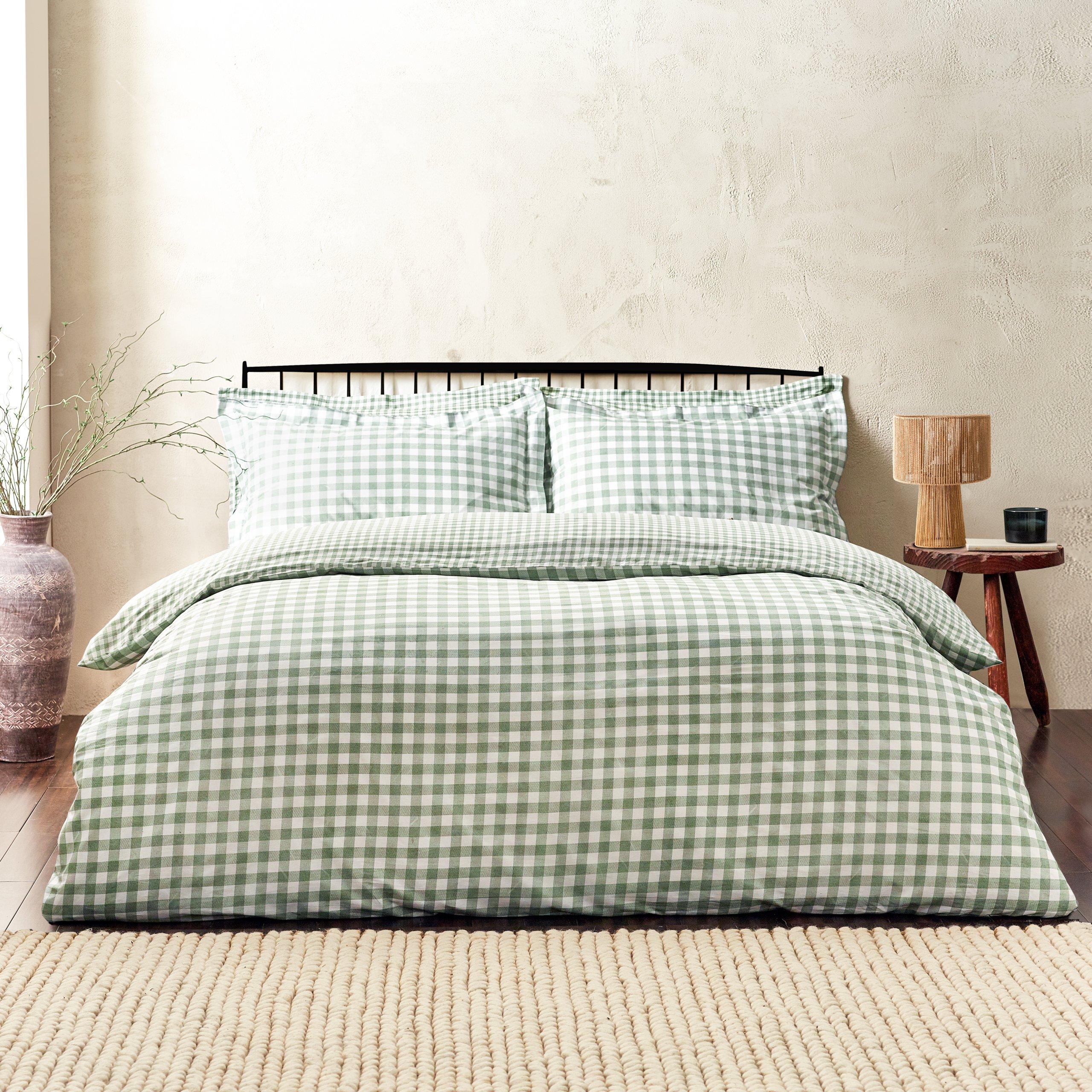Forest - Yard - Barton Gingham Check Duvet Set - 5