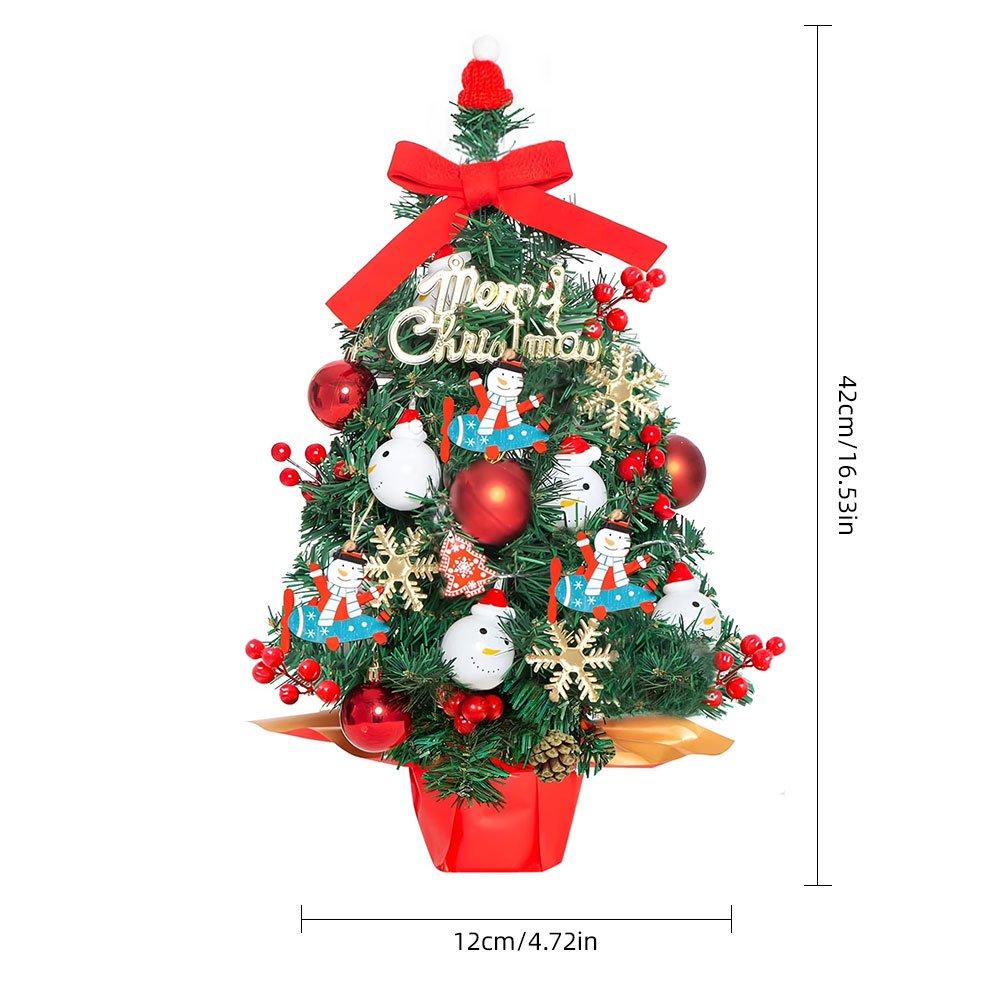 Green - LIFE IDEAS - Mini Christmas Tree with String Light - 2