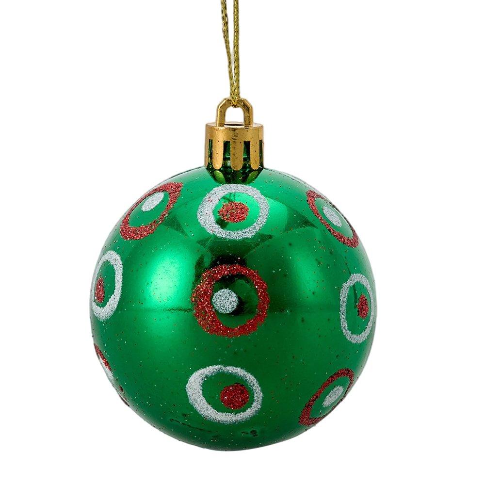 Red/Green - LIFE IDEAS - 30pcs Christmas Ornaments for Christmas Tree - 5