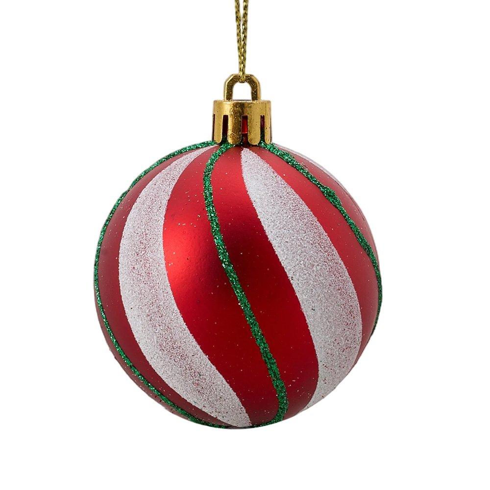 Red/Green - LIFE IDEAS - 30pcs Christmas Ornaments for Christmas Tree - 7