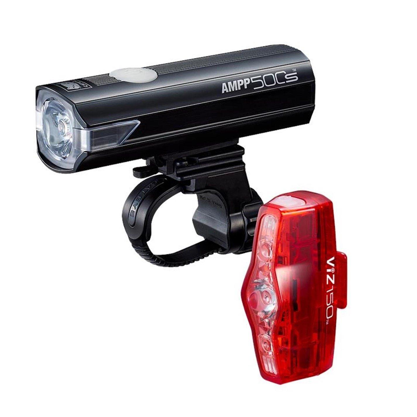 None - Cateye - AMPP 500S / VIZ 150 Bike Light Set - 1