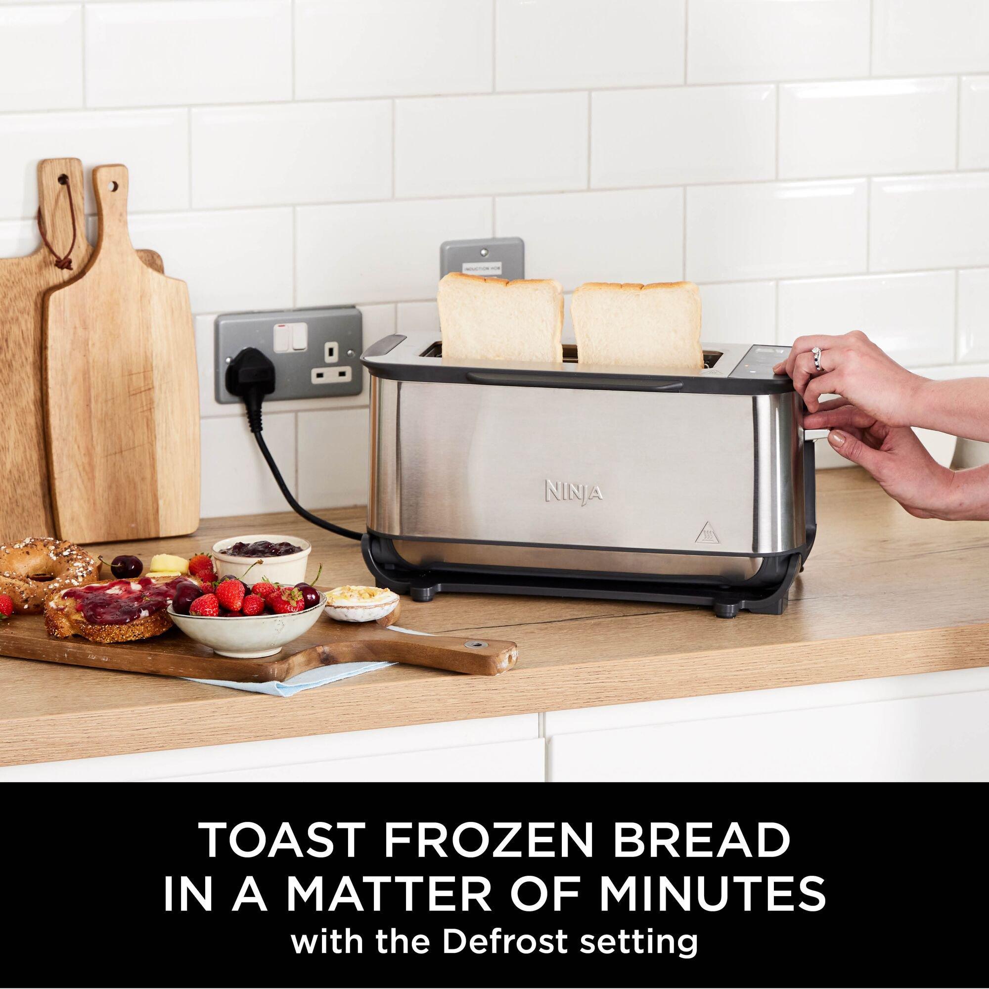 Stainless Steel - Ninja - Foodi 3-in-1 Toaster Grill & Panini Press ST202UK - 7