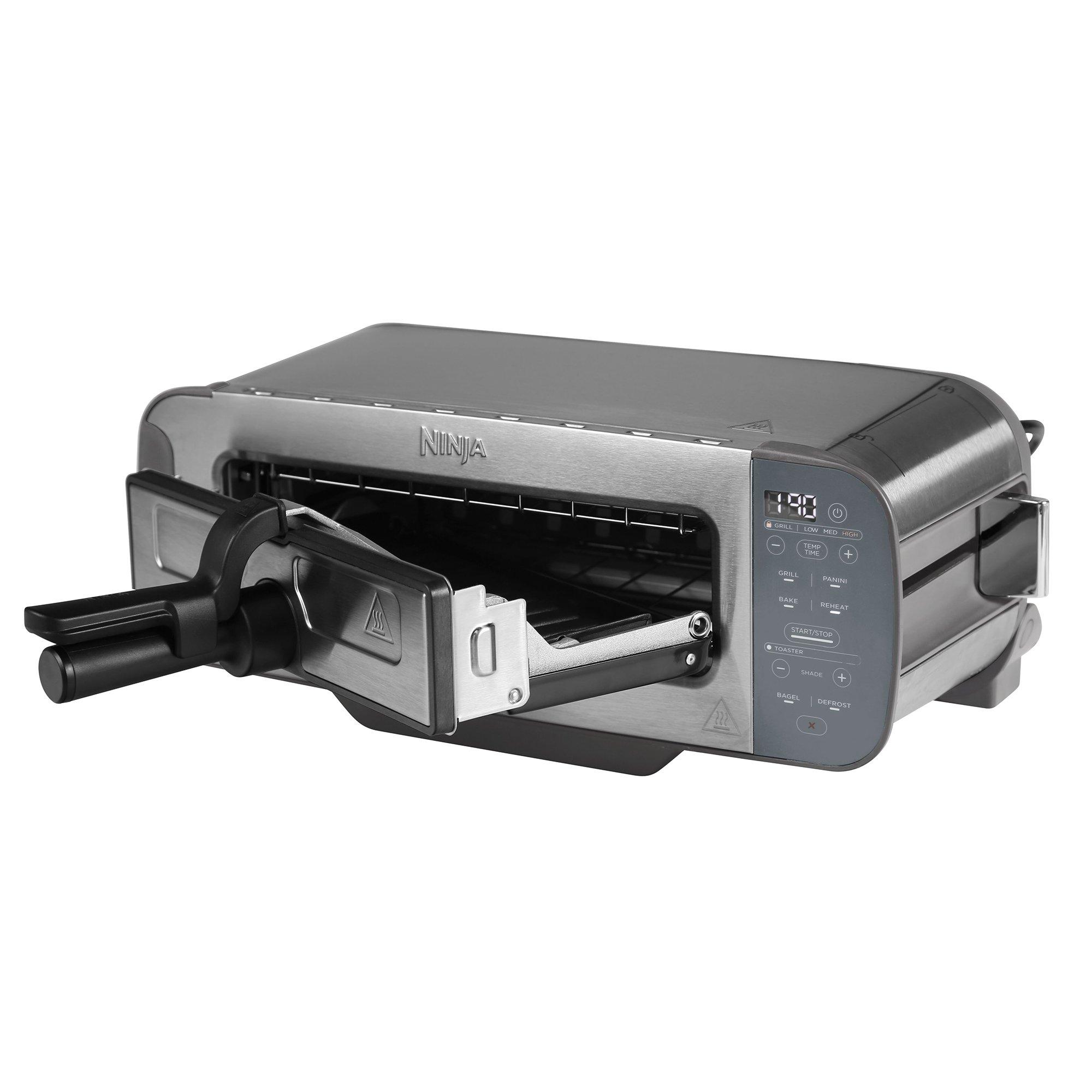 Stainless Steel - Ninja - Foodi 3-in-1 Toaster Grill & Panini Press ST202UK - 8