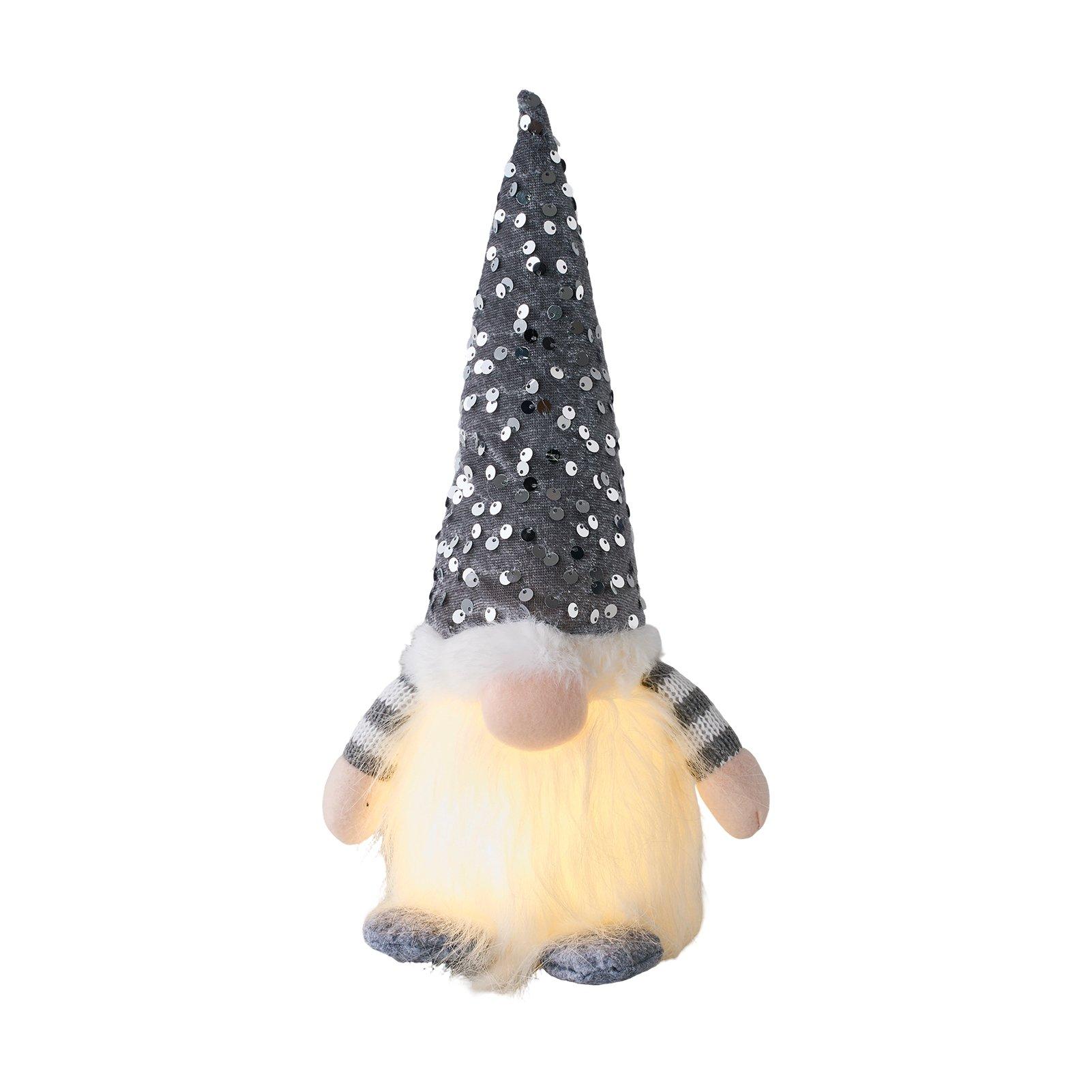 Multi - LIFE IDEAS - 3pcs Lighting Christmas Gnome Decorations - 4