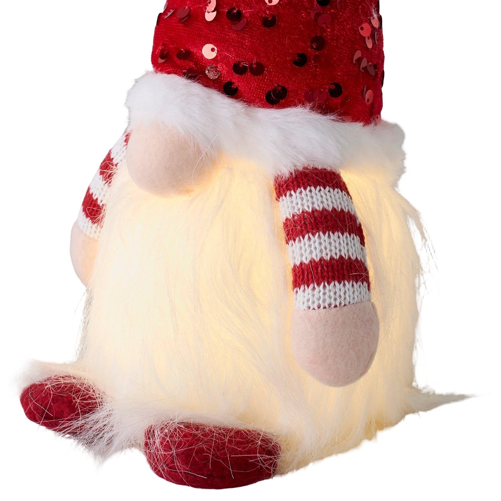 Multi - LIFE IDEAS - 3pcs Lighting Christmas Gnome Decorations - 5