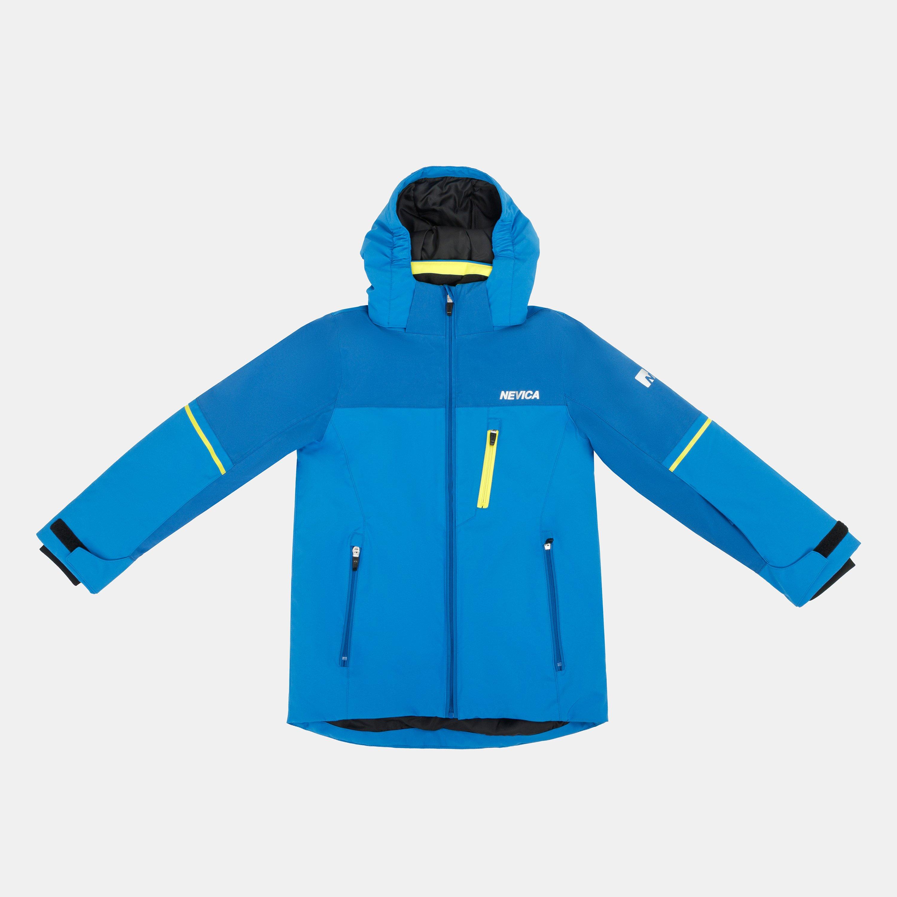 Nevica Men's Blue Meribel Waterproof Windproof Hooded Ski Jacket