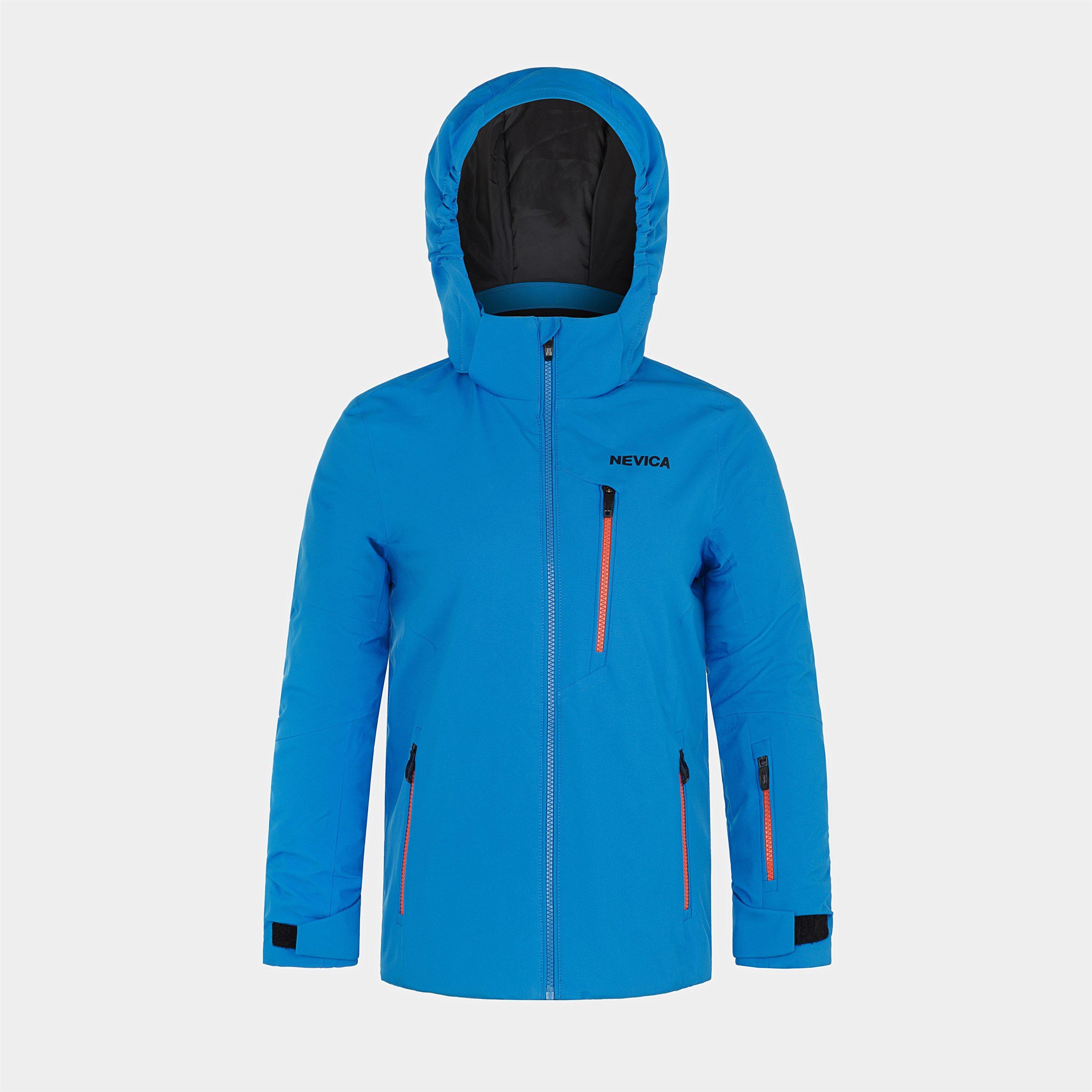 Blau - Nevica - Kids' Meribel Waterproof Windproof Hooded Ski Jacket - 1