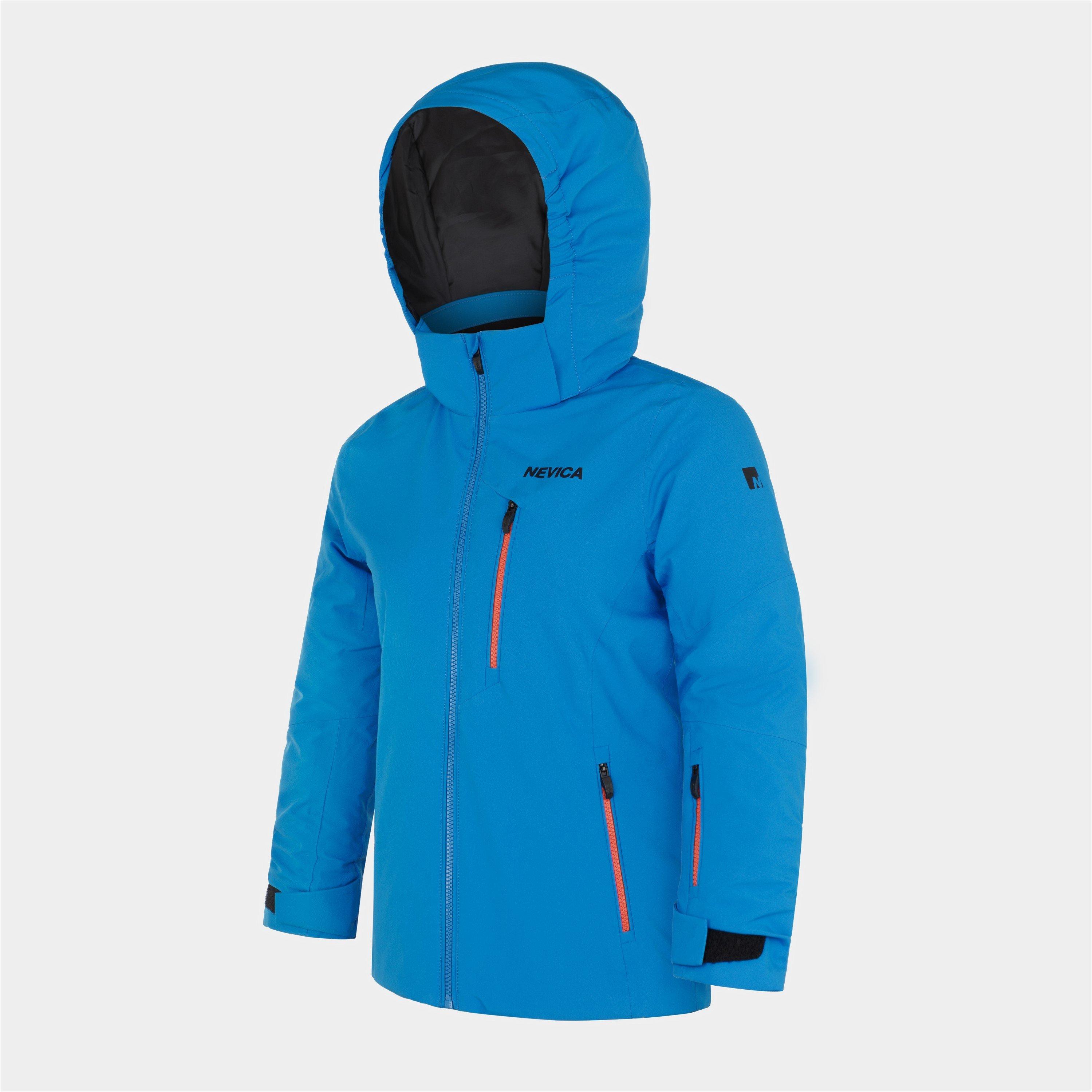 Blau - Nevica - Kids' Meribel Waterproof Windproof Hooded Ski Jacket - 3