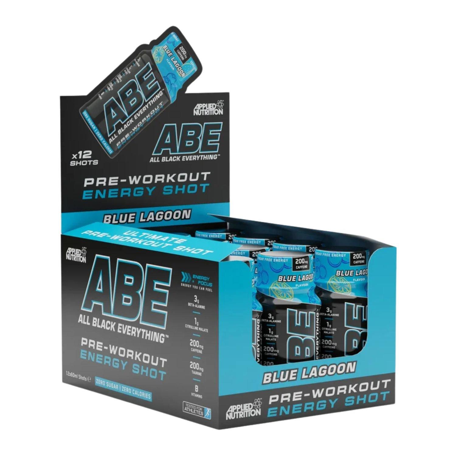 Applied Nutrition  Abe Ultimate Pre Workout Shots (12 X 60Ml) - Blue Lagoon - Pack of 12