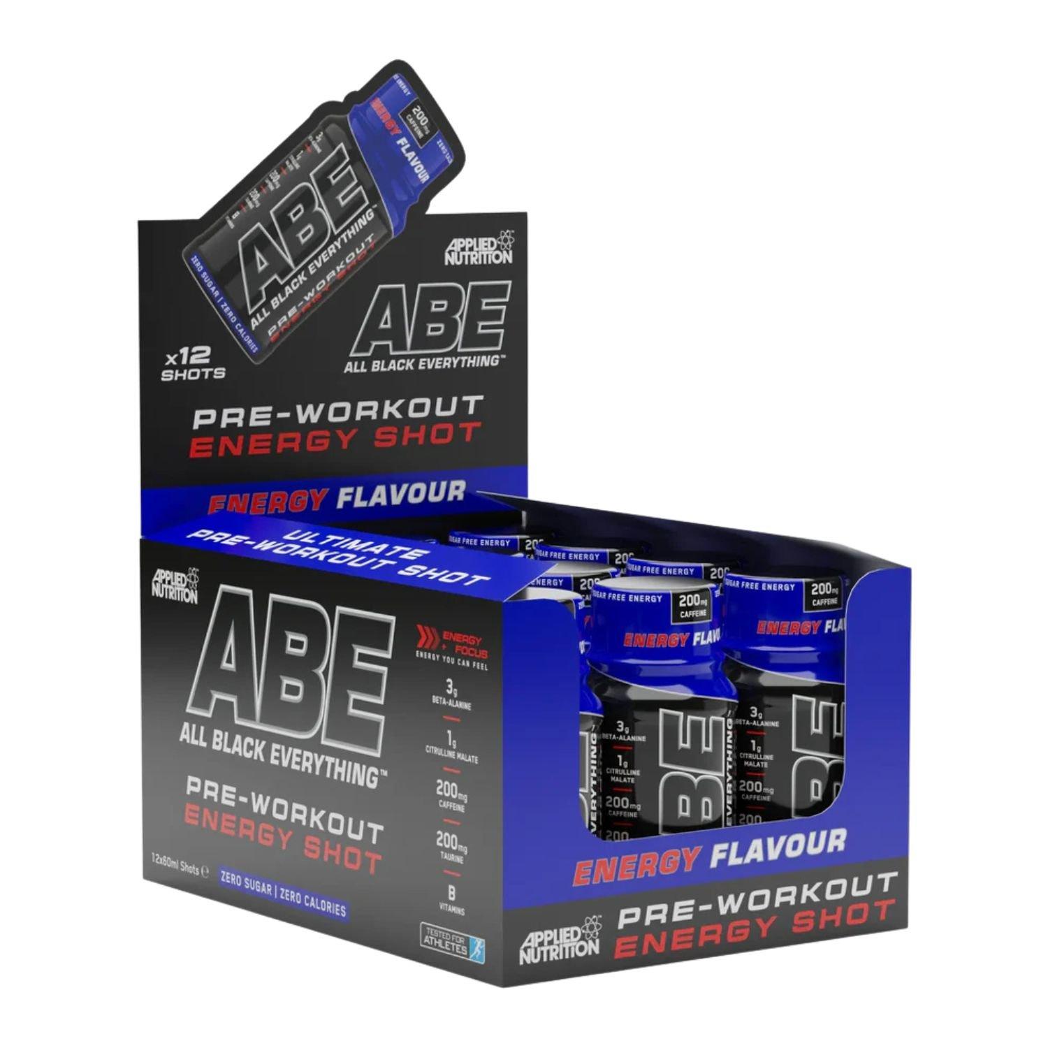 New: Energy - Applied Nutrition - ABE Ultimate Pre Workout Shots (12 x 60ml) - 1