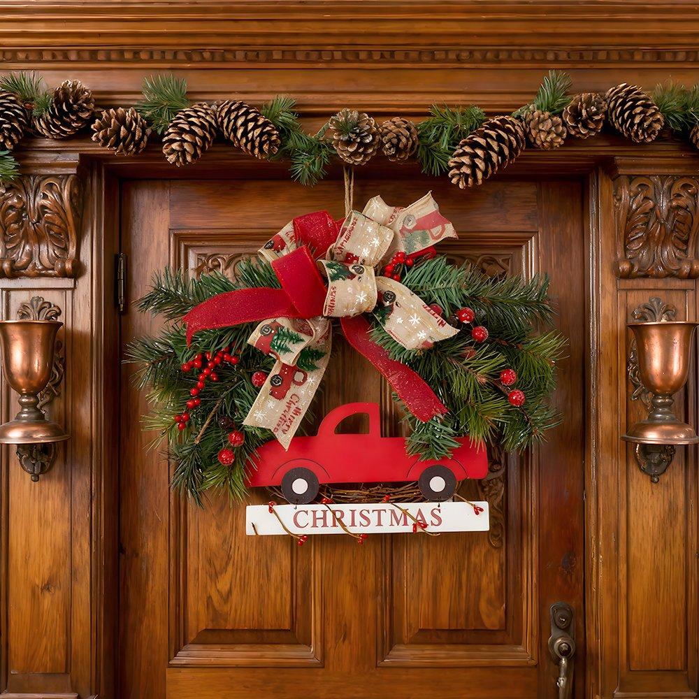 Green - LIFE IDEAS - 30cm Christmas Wreath - 1