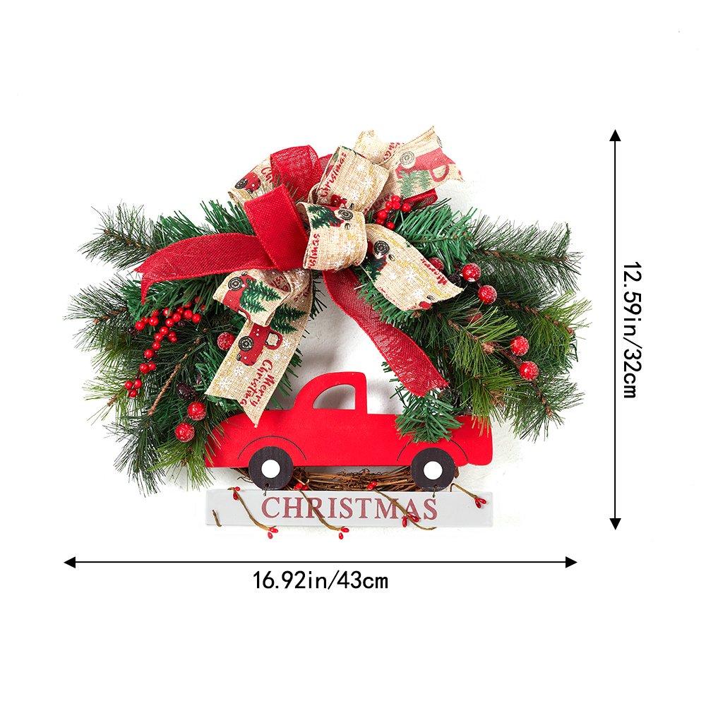 Green - LIFE IDEAS - 30cm Christmas Wreath - 2