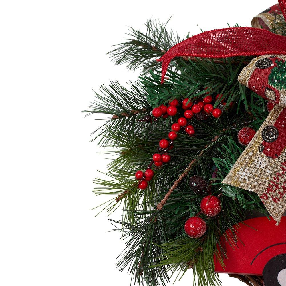 Green - LIFE IDEAS - 30cm Christmas Wreath - 7