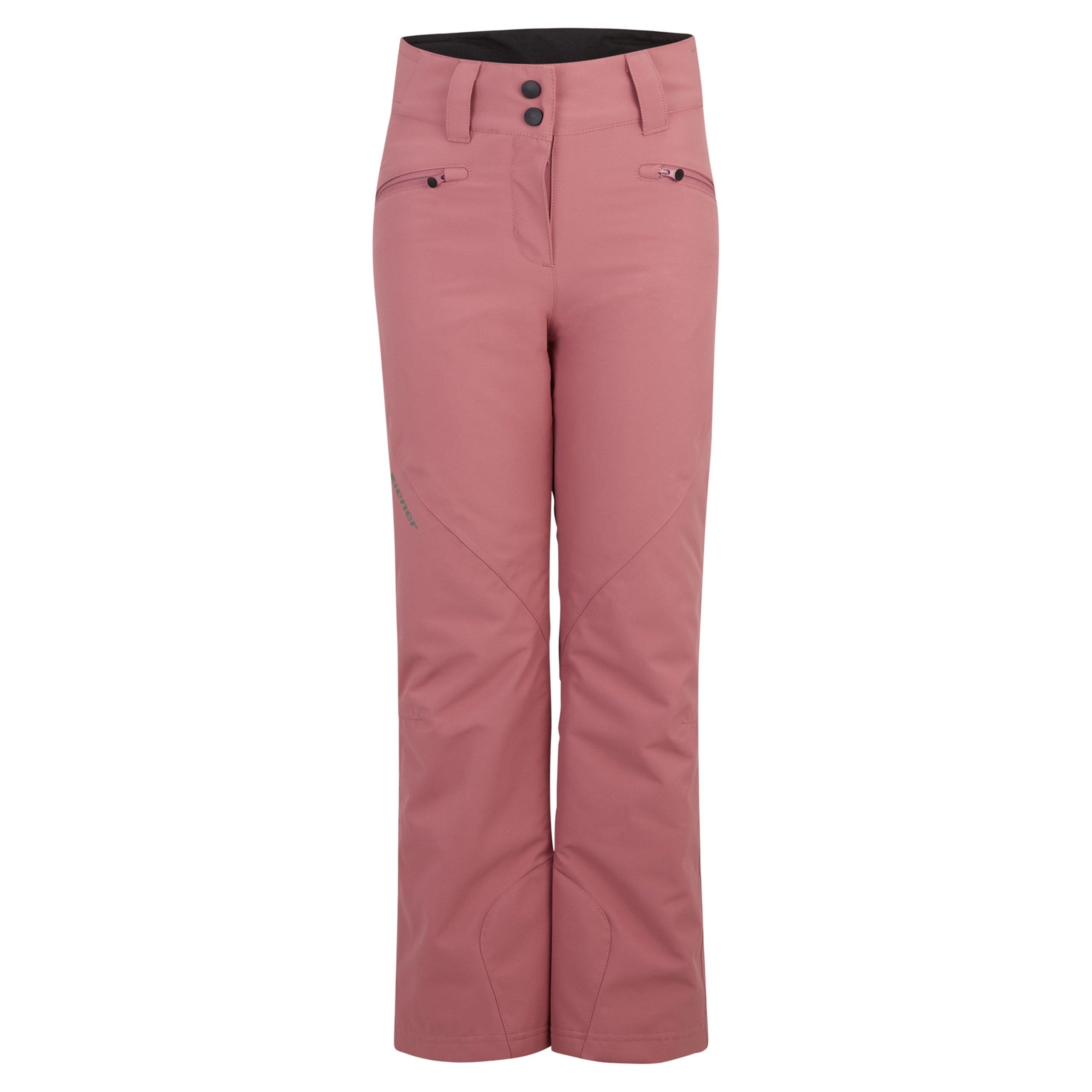 Ziener Kids' Alin Ski Trousers - Rose