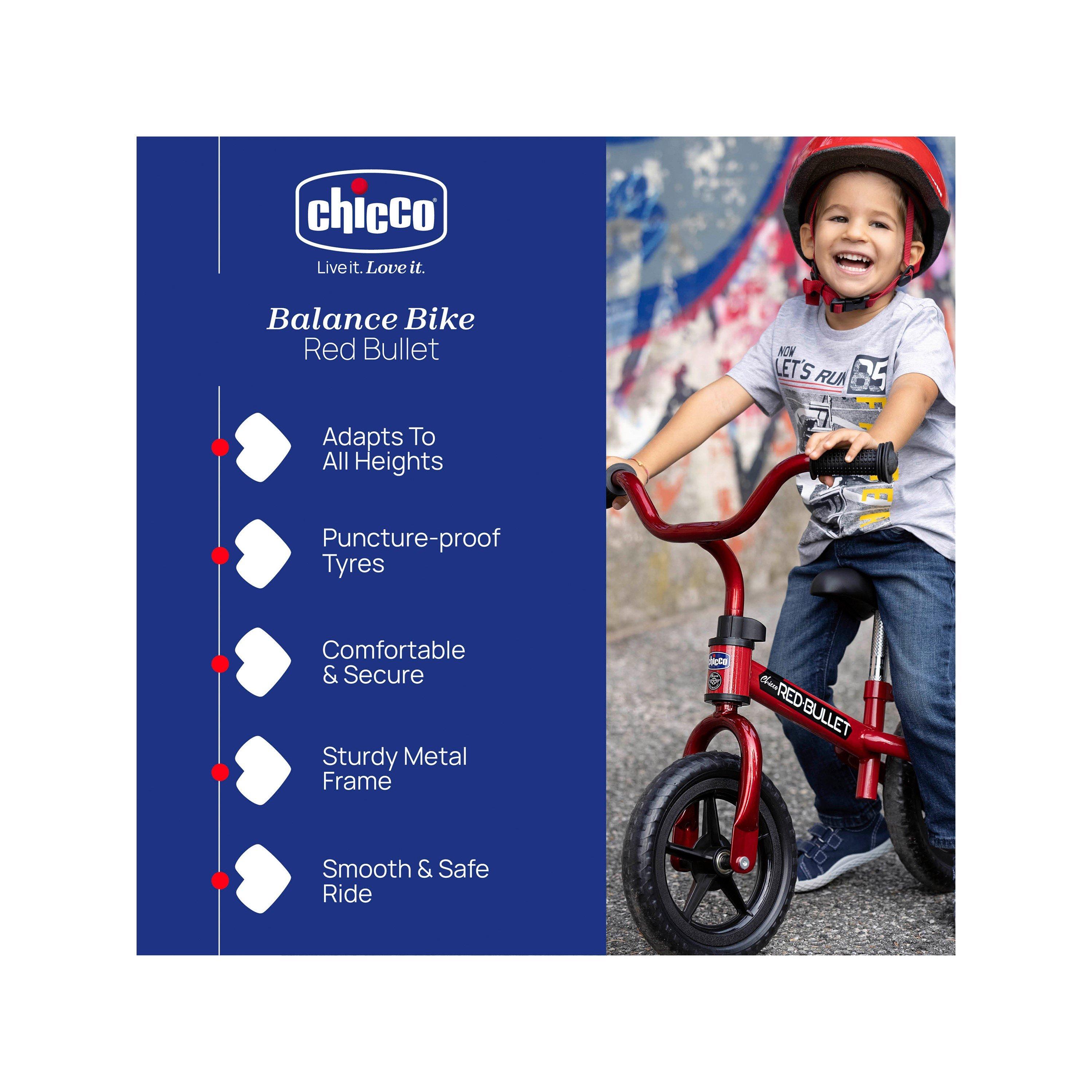 Red - Chicco - Red Bullet Balance Bike - 2