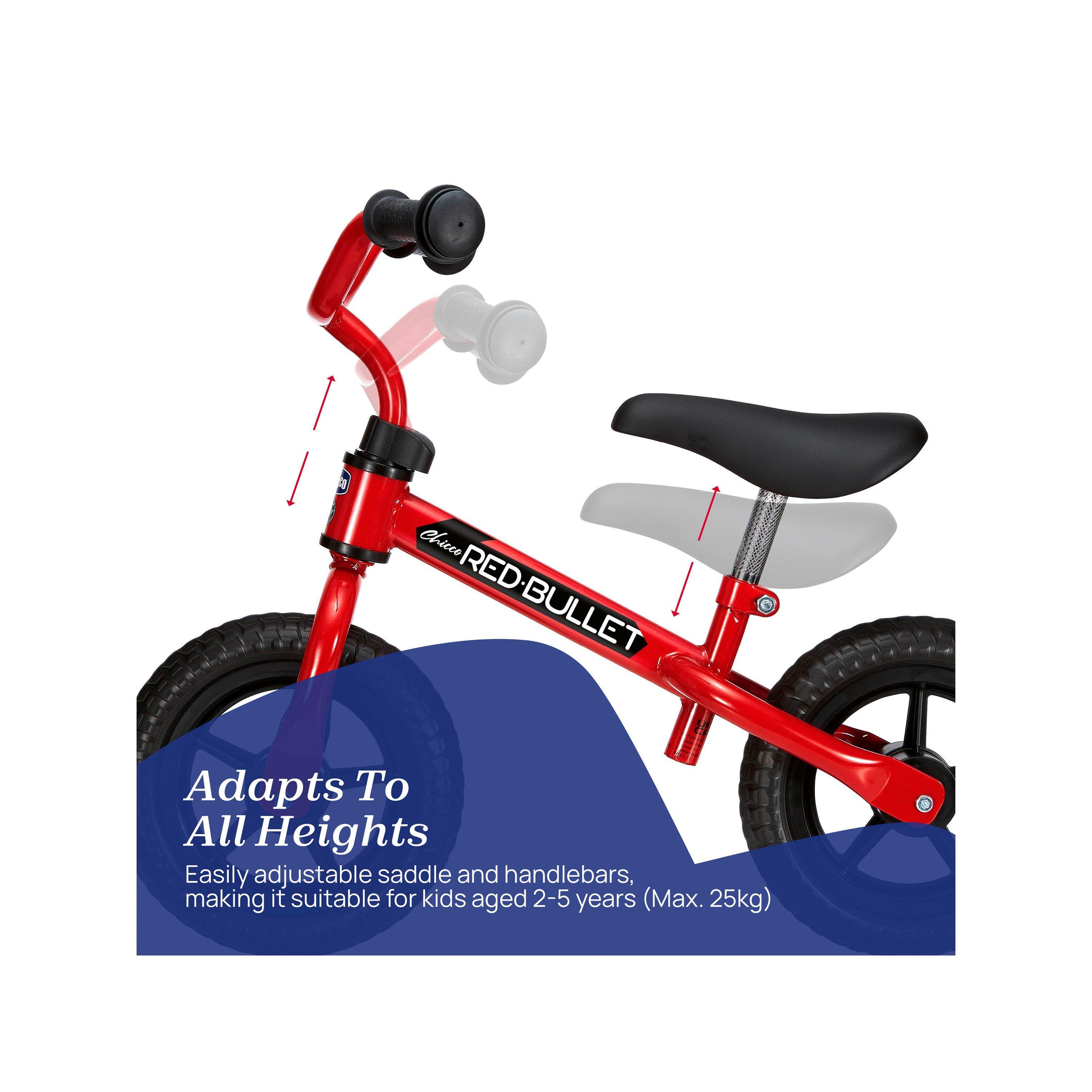 Red - Chicco - Red Bullet Balance Bike - 4