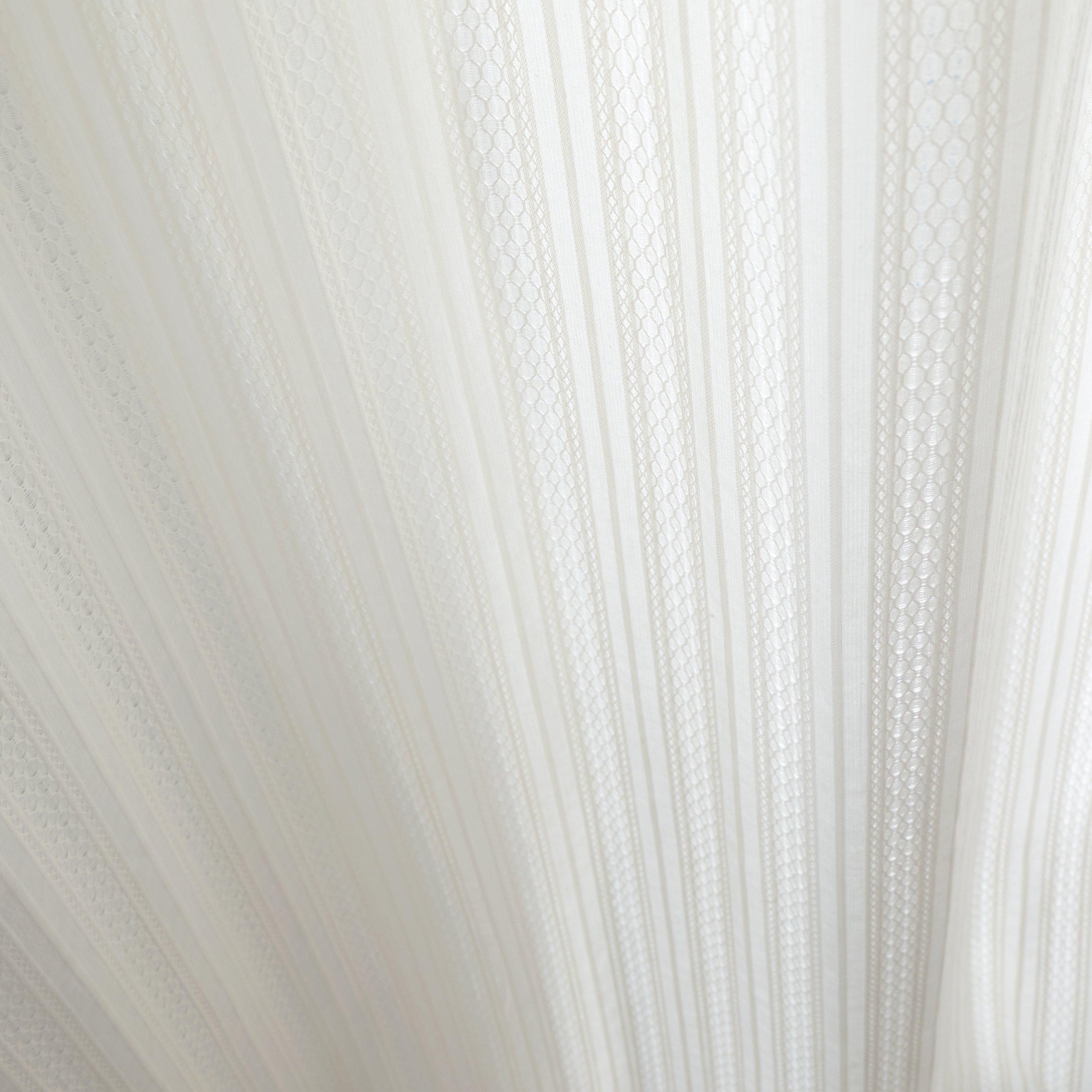 Natural - Pineapple Elephant - Zofia Broderie Cotton Anglaise Tab Top Voile Panel - 4