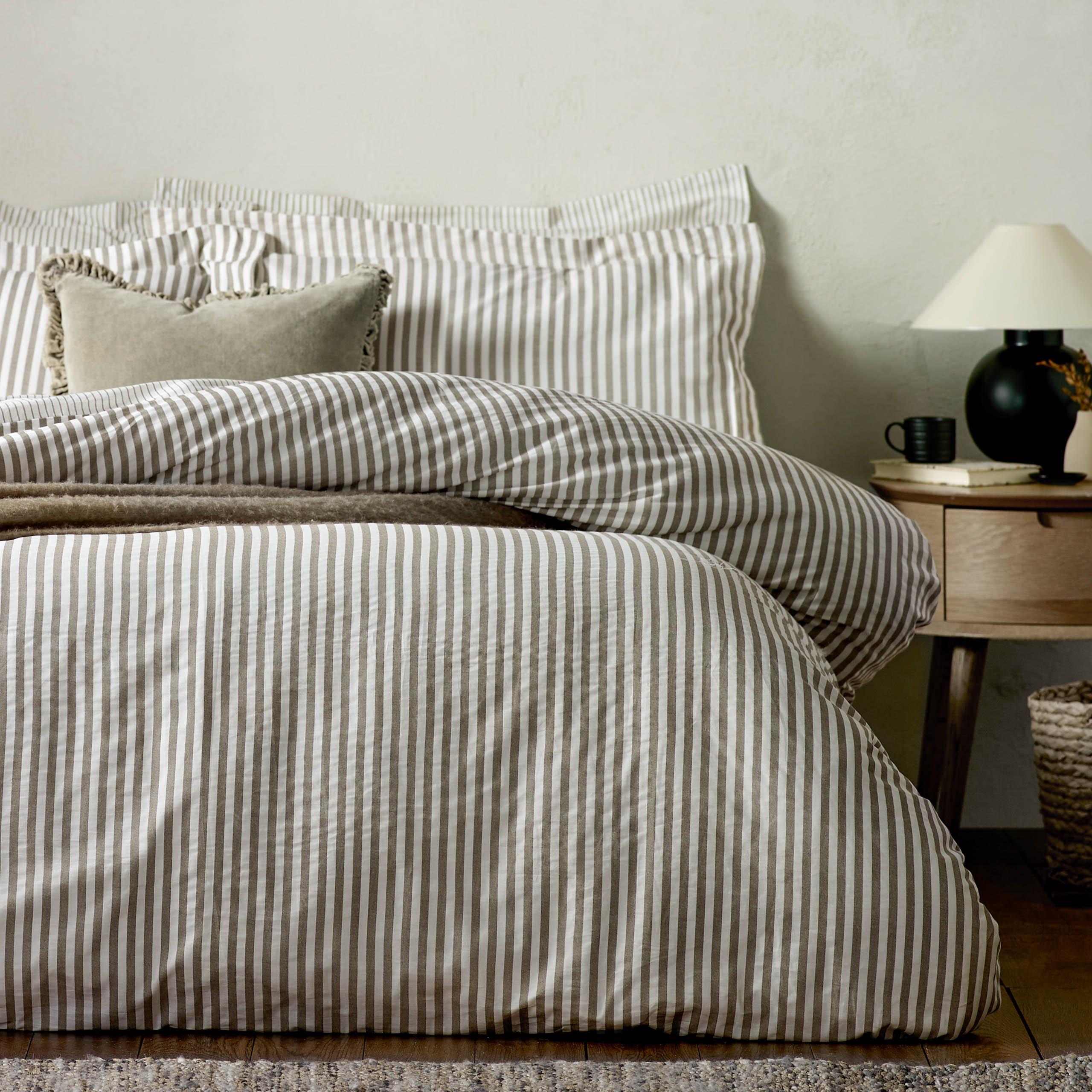 Mole - Yard - Hebden Stripe 100% Cotton Duvet Set - 5
