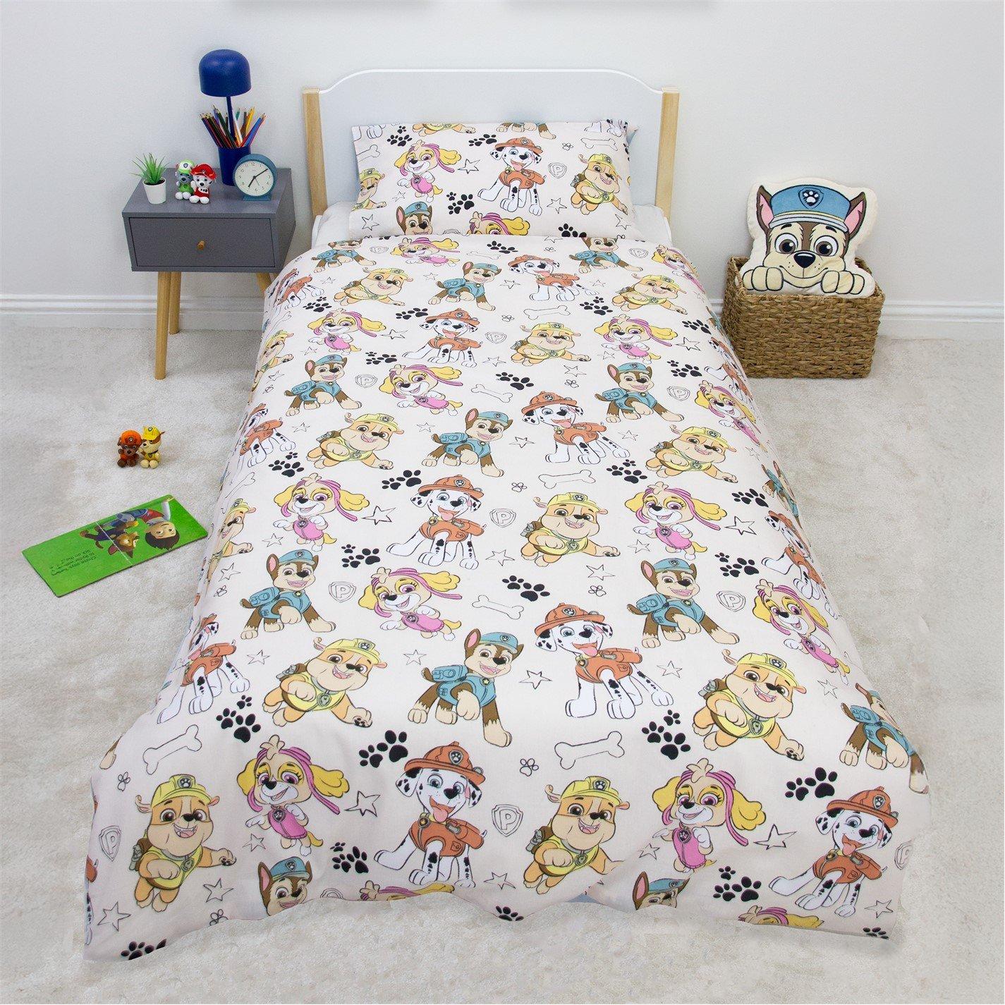 Multicolour - Paw Patrol - Paw Patrol Sketchy Single Panel Duvet - 2
