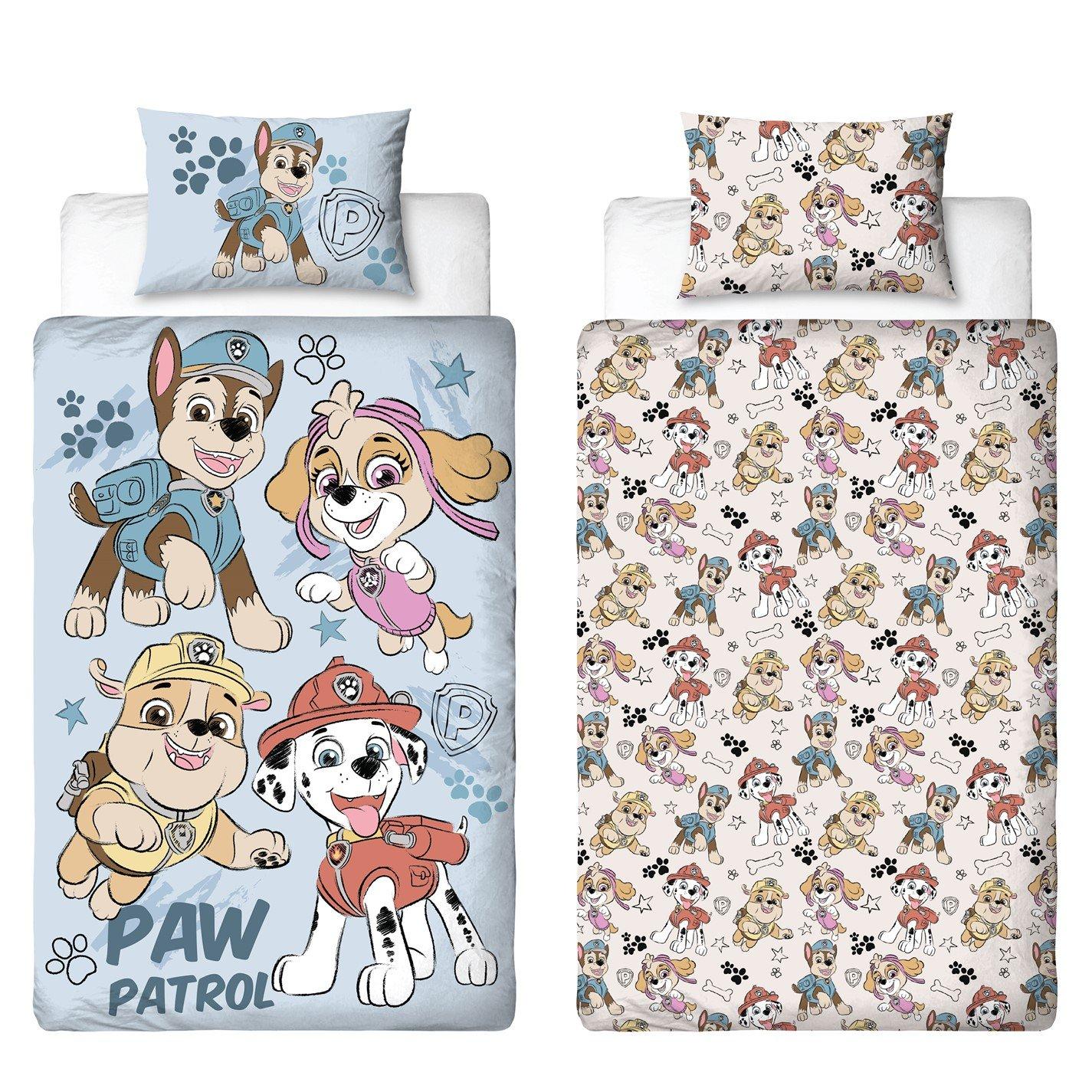 Multicolour - Paw Patrol - Paw Patrol Sketchy Single Panel Duvet - 5