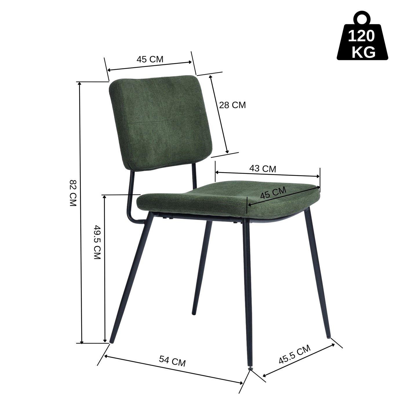 Green - Urban Meuble - Modern Green Dining Chair - 7